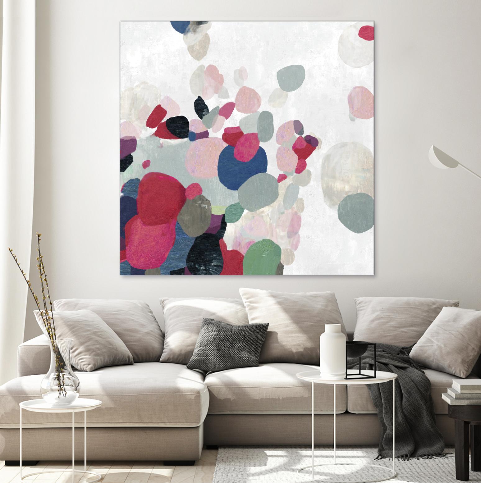Multicolourful I by Tom Reeves on GIANT ART - red abstract