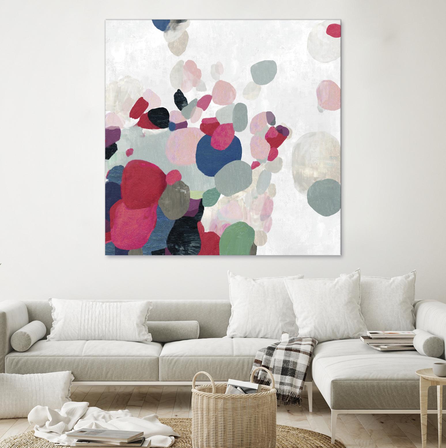 Multicolourful I by Tom Reeves on GIANT ART - red abstract
