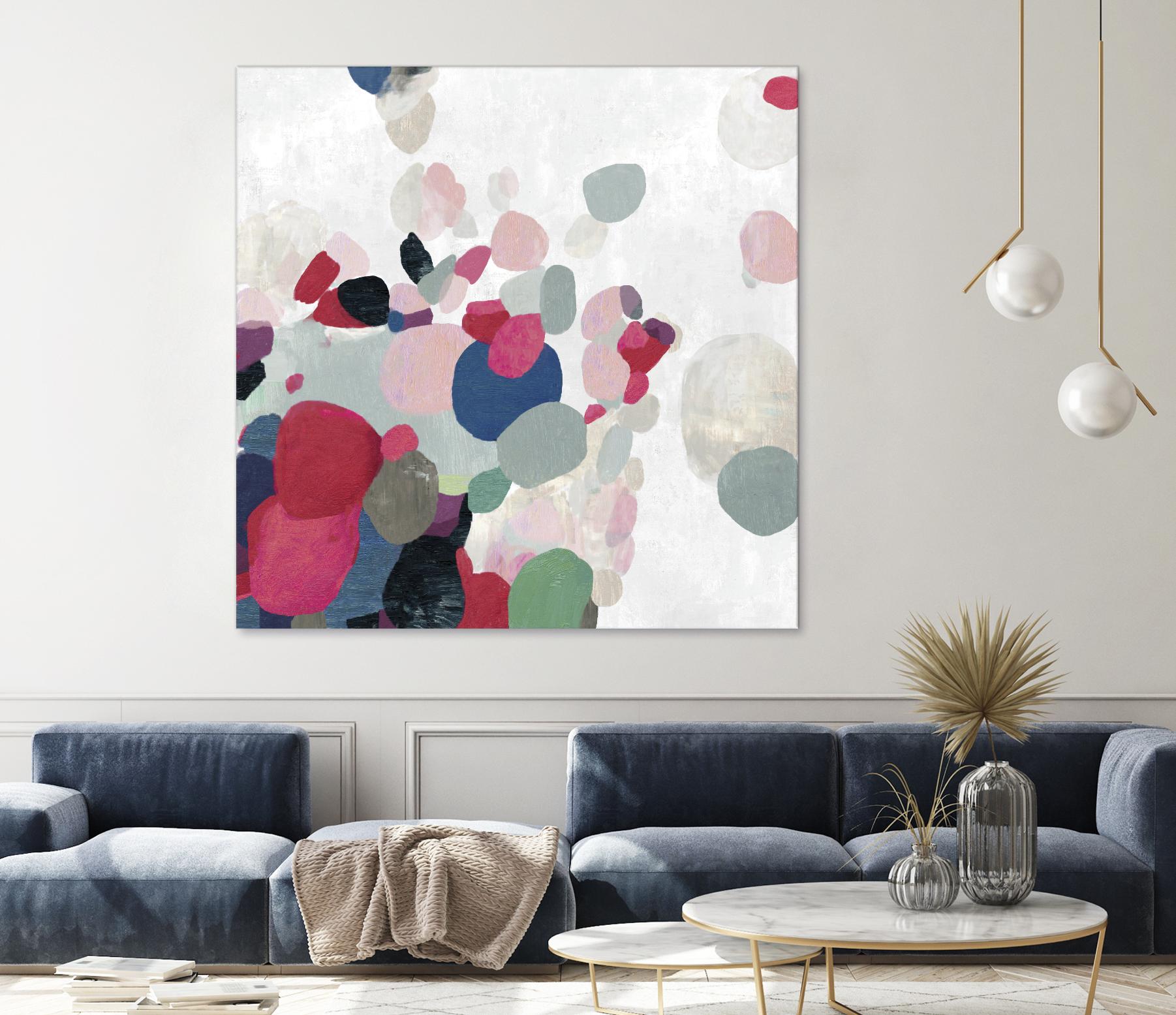 Multicolourful I by Tom Reeves on GIANT ART - red abstract