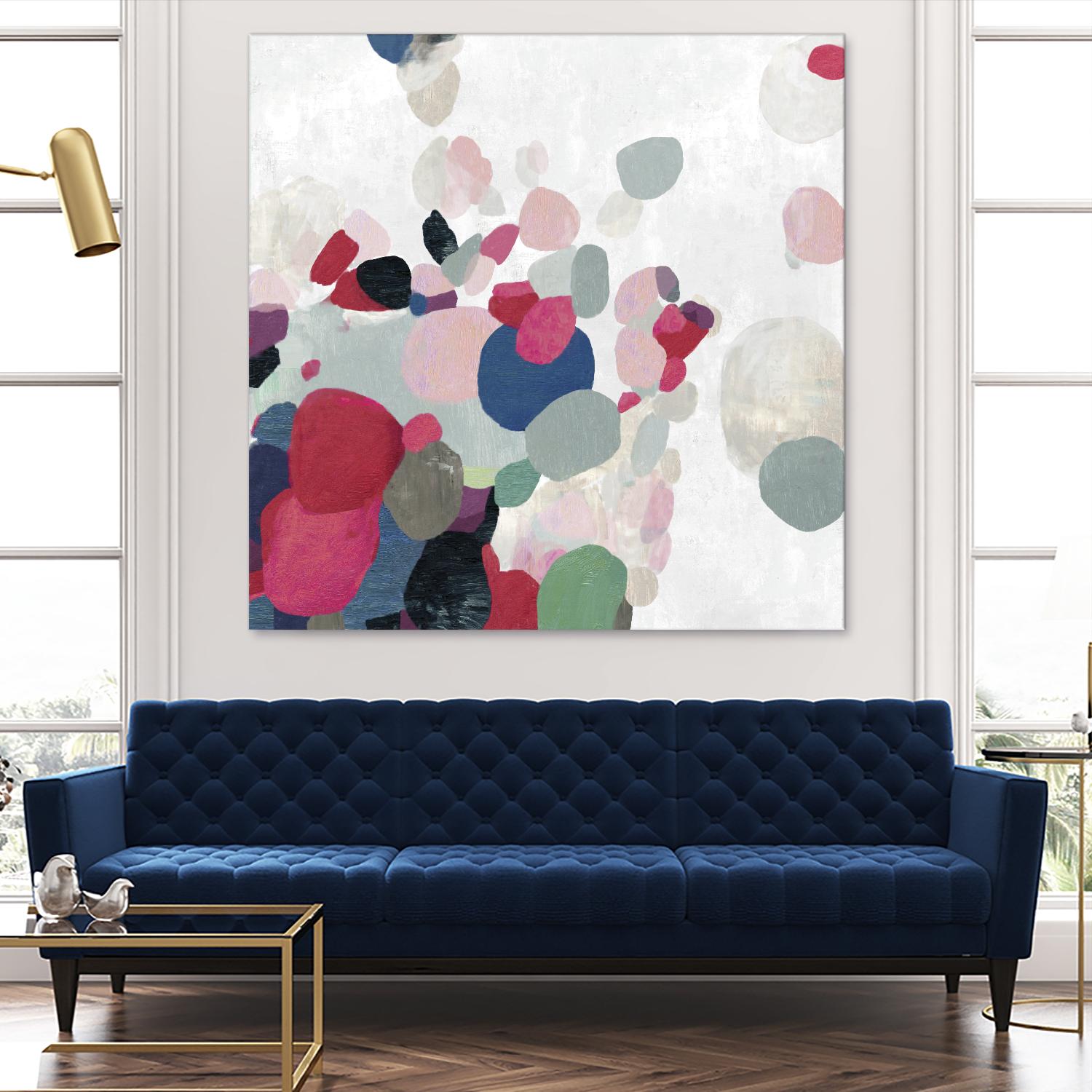 Multicolourful I by Tom Reeves on GIANT ART - red abstract