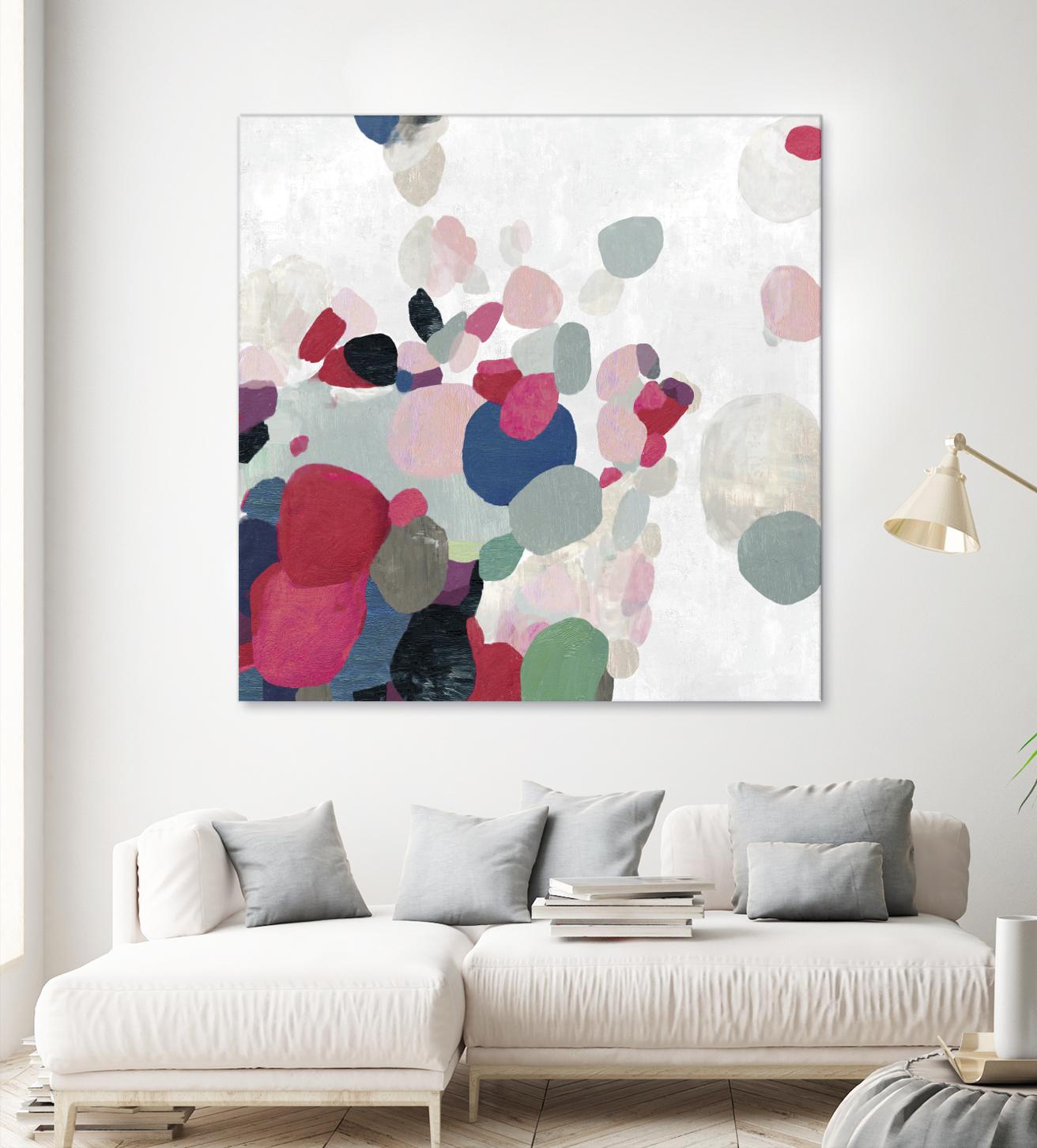 Multicolourful I by Tom Reeves on GIANT ART - red abstract