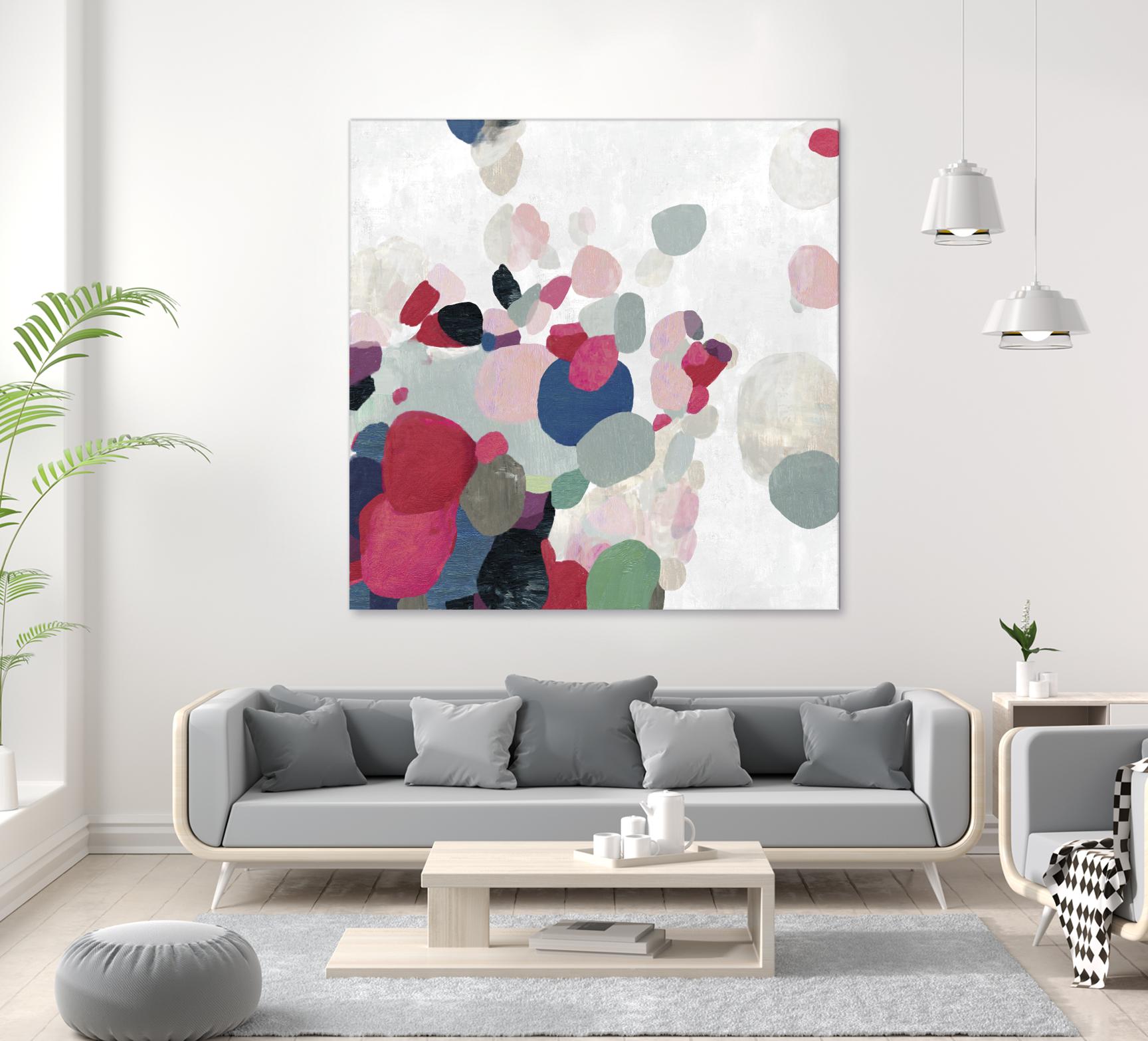 Multicolourful I by Tom Reeves on GIANT ART - red abstract