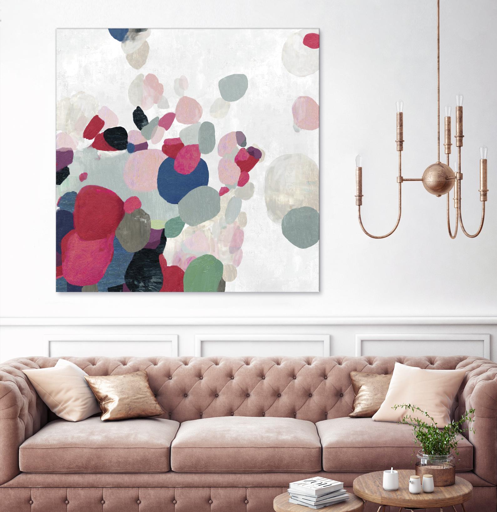 Multicolourful I by Tom Reeves on GIANT ART - red abstract