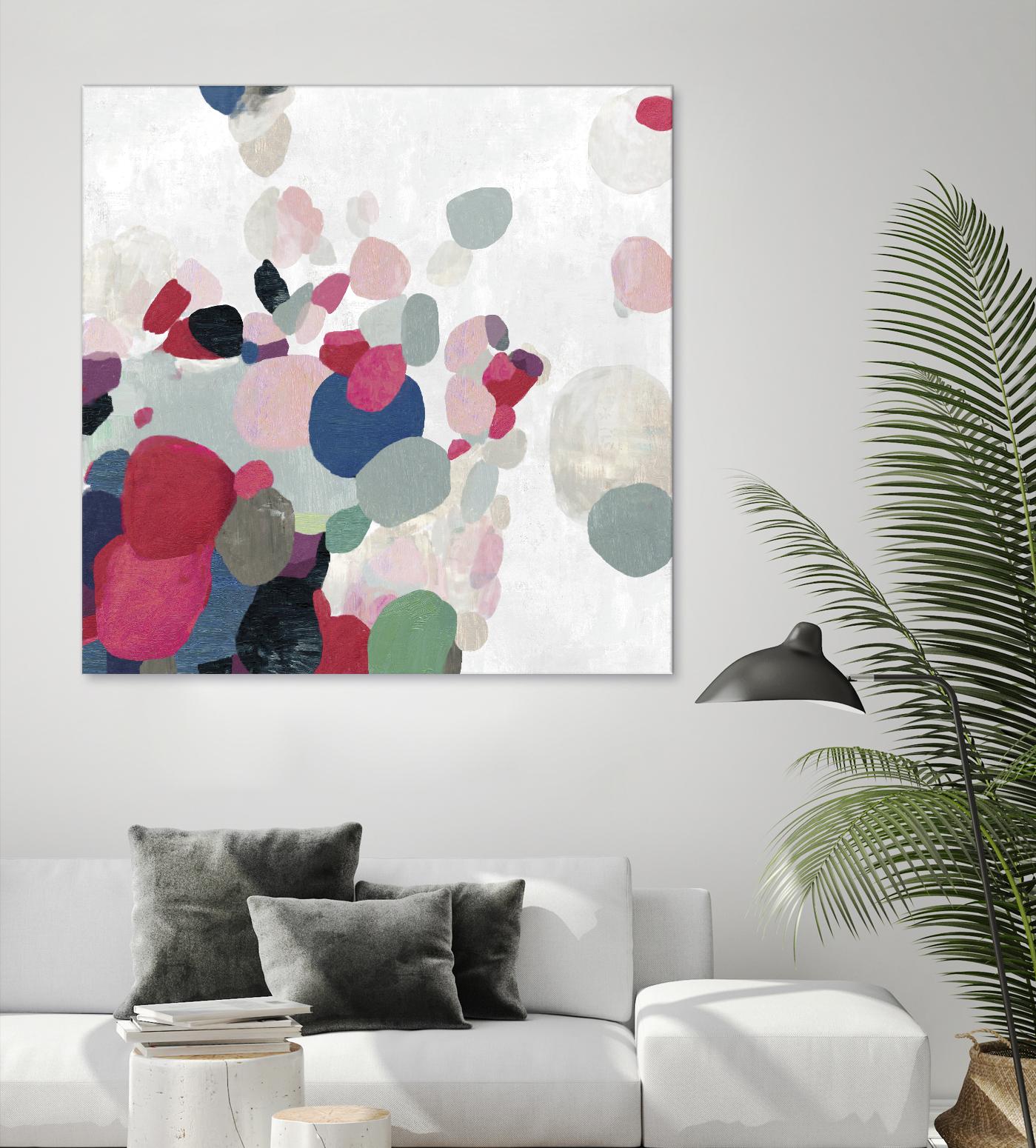 Multicolourful I by Tom Reeves on GIANT ART - red abstract