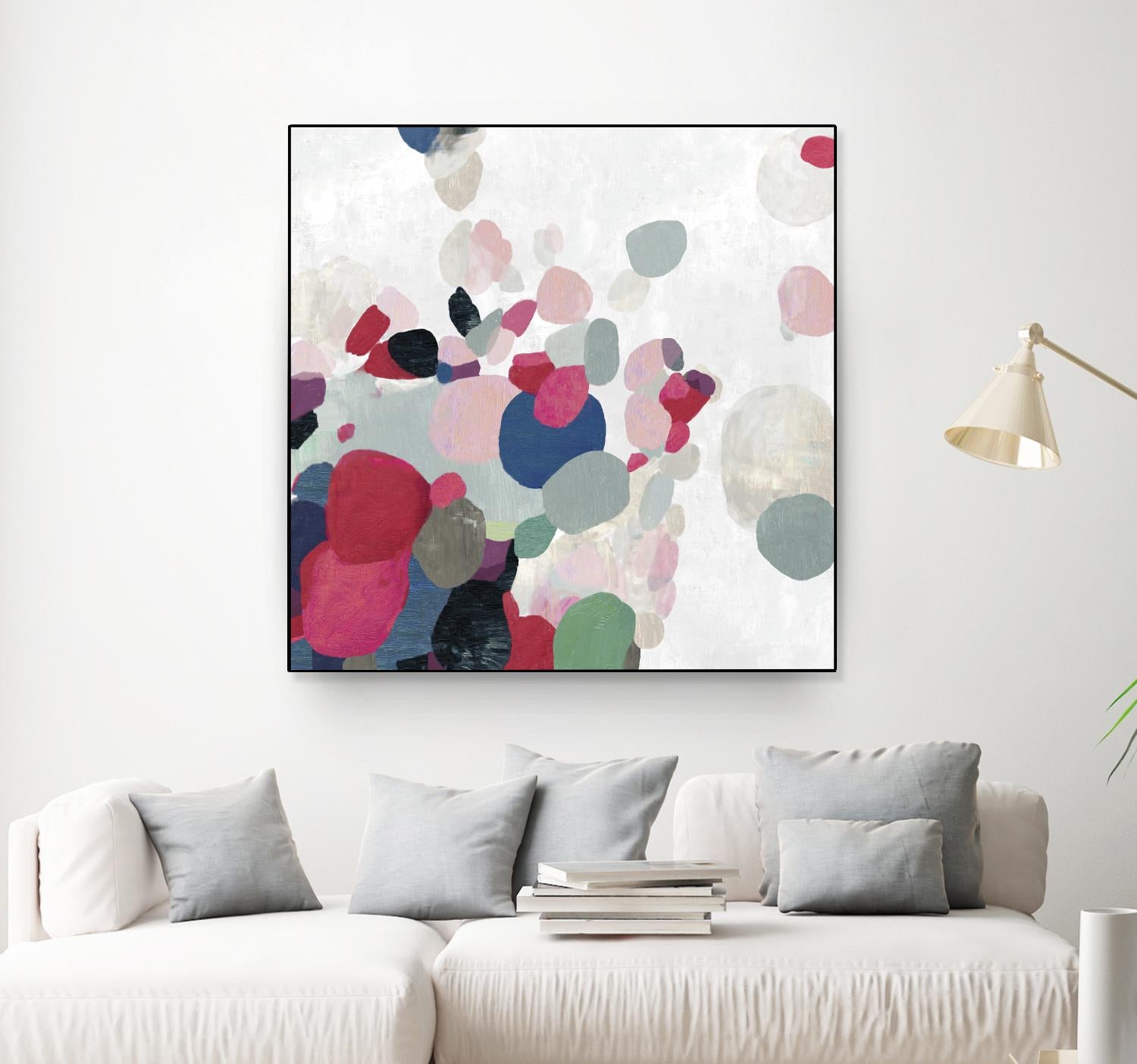 Multicolourful I by Tom Reeves on GIANT ART - red abstract