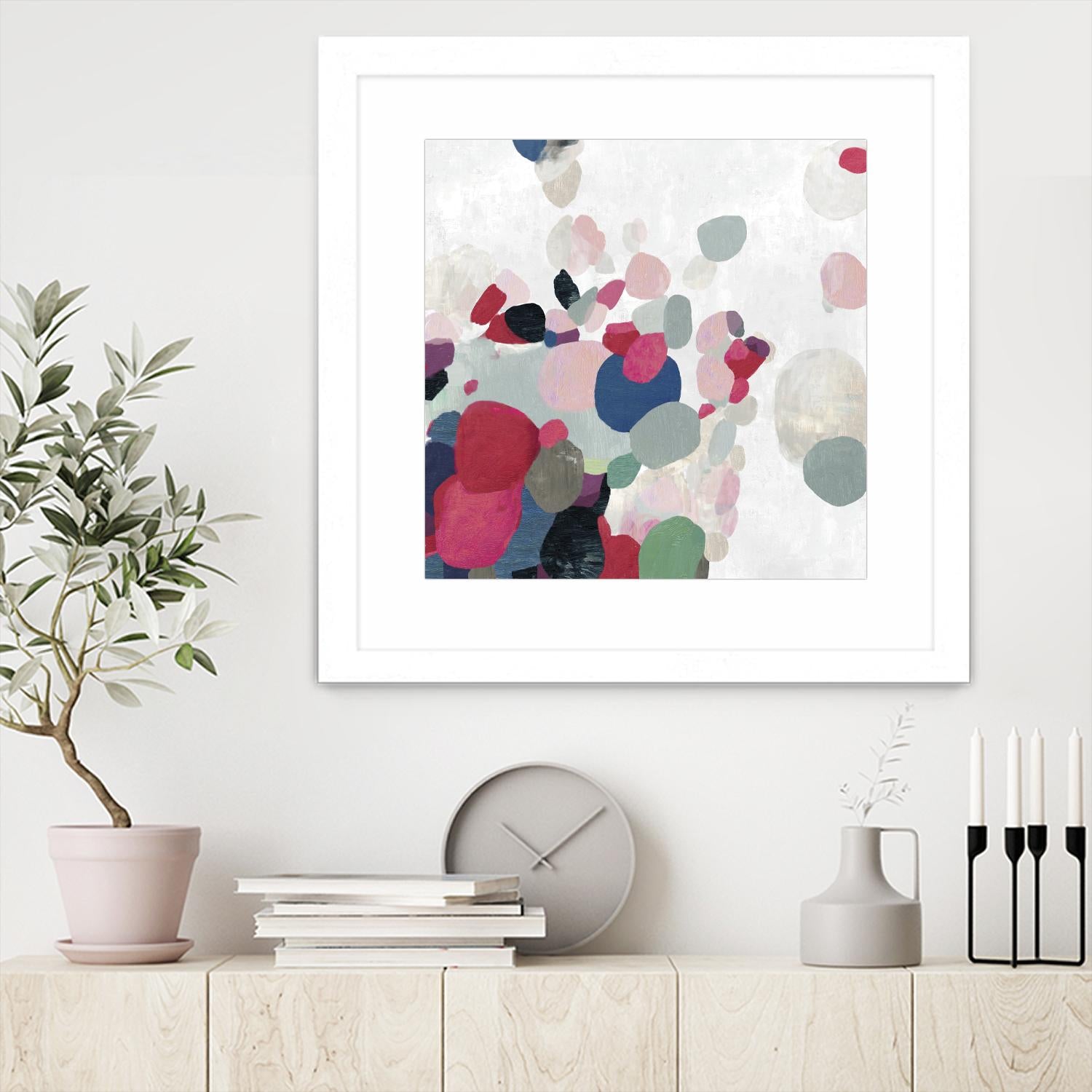 Multicolourful I by Tom Reeves on GIANT ART - red abstract