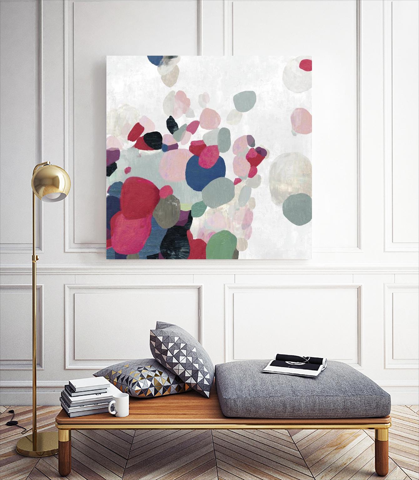 Multicolourful I by Tom Reeves on GIANT ART - red abstract