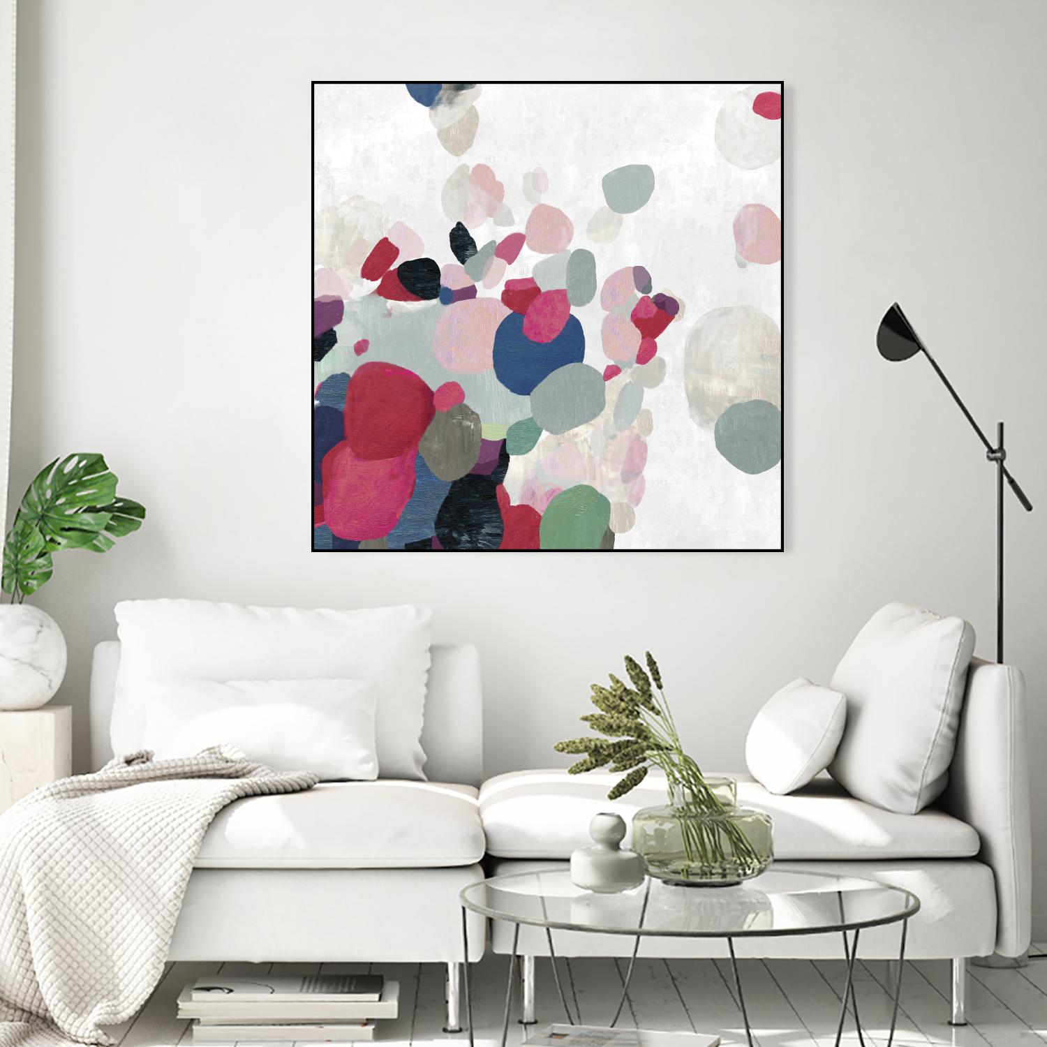 Multicolourful I by Tom Reeves on GIANT ART - red abstract