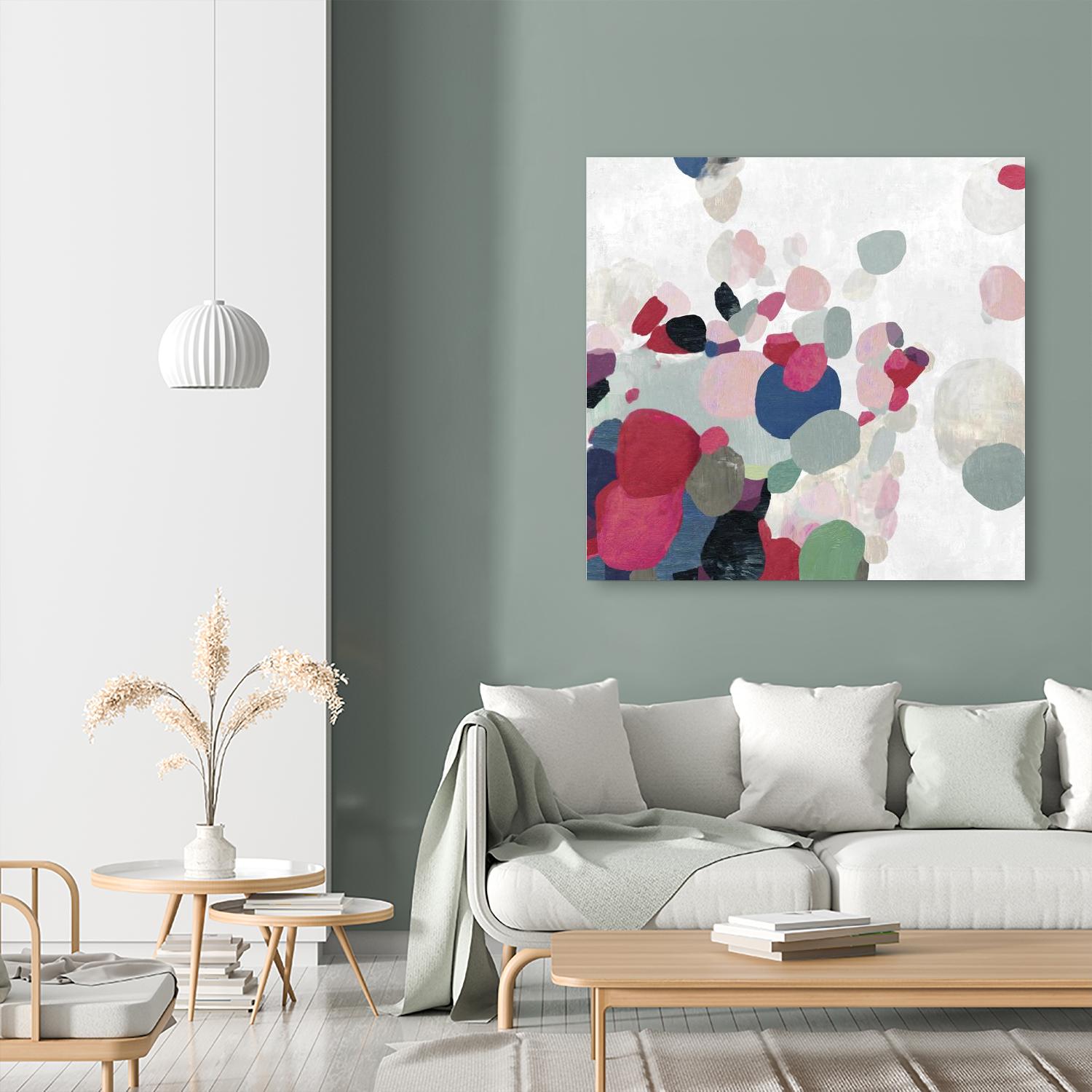 Multicolourful I by Tom Reeves on GIANT ART - red abstract