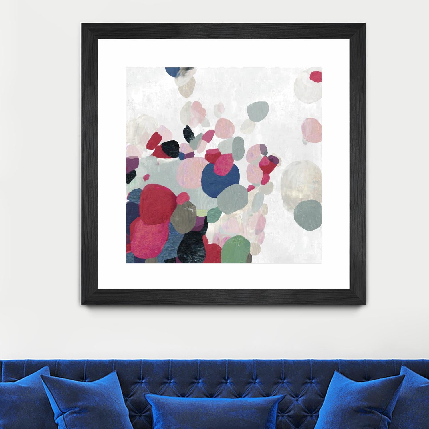 Multicolourful I by Tom Reeves on GIANT ART - red abstract