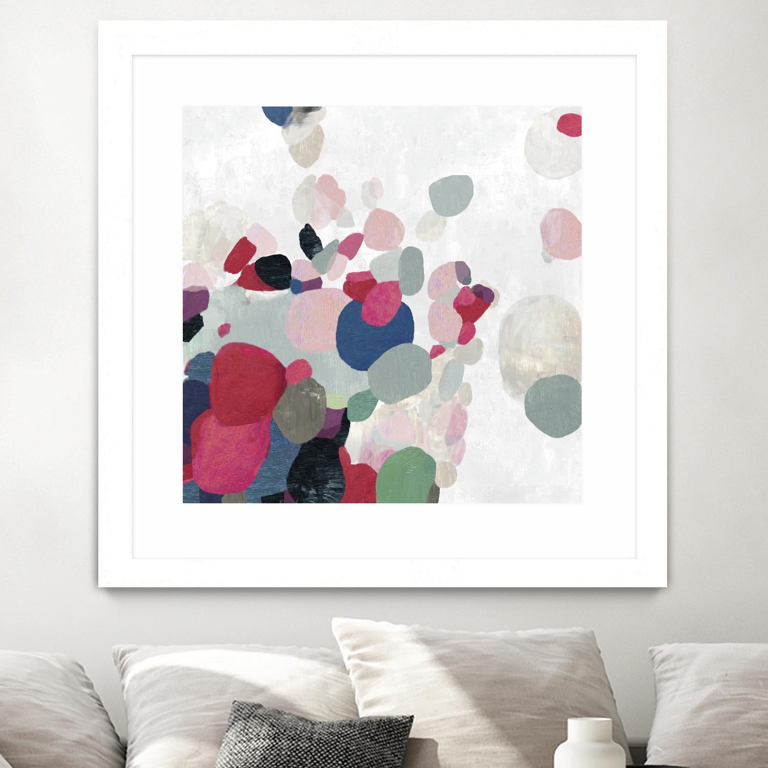 Multicolourful I by Tom Reeves on GIANT ART - red abstract