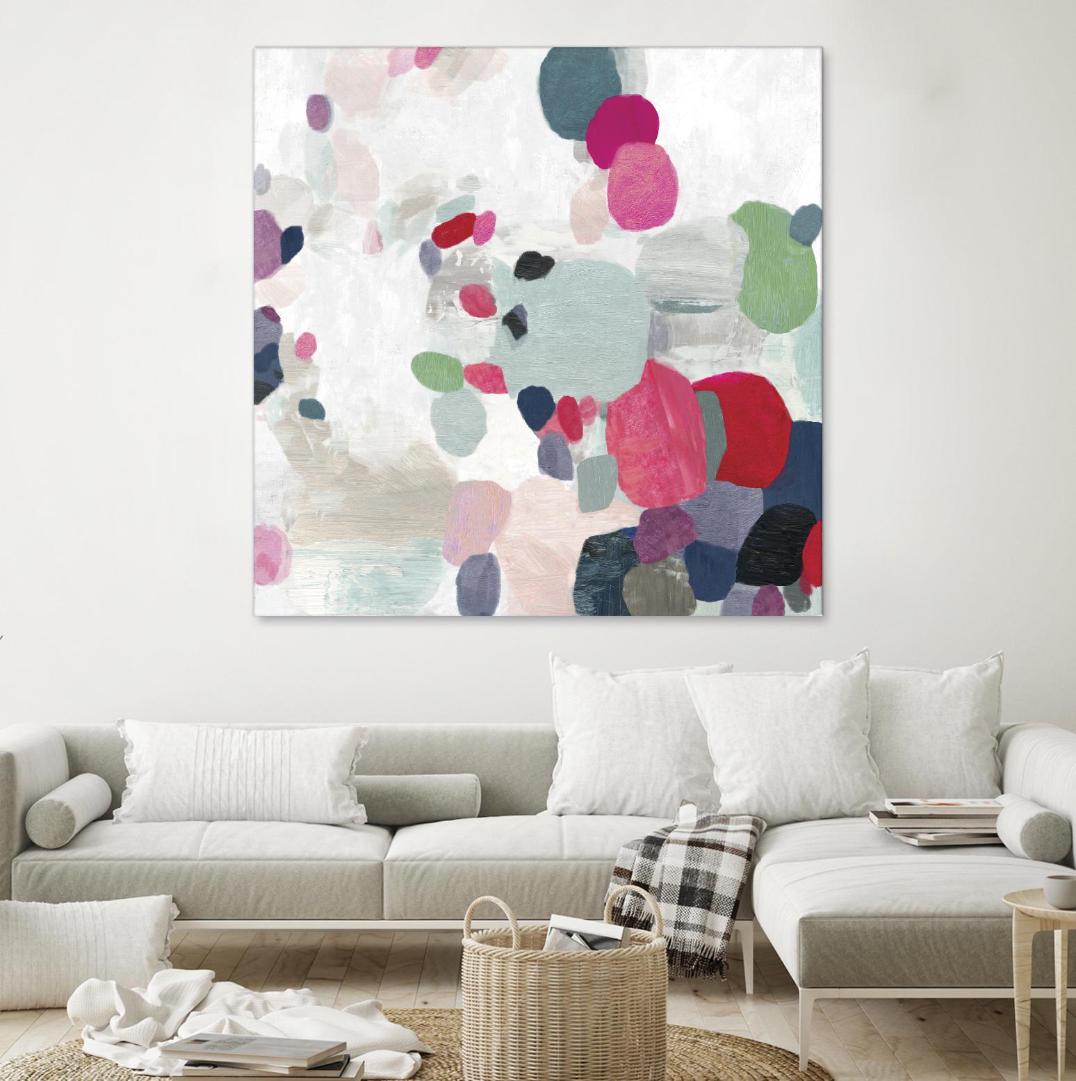 Multicolourful II by Tom Reeves on GIANT ART - green abstract