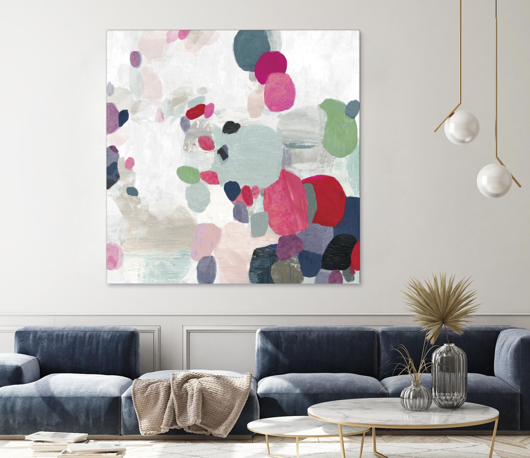 Multicolourful II by Tom Reeves on GIANT ART - green abstract