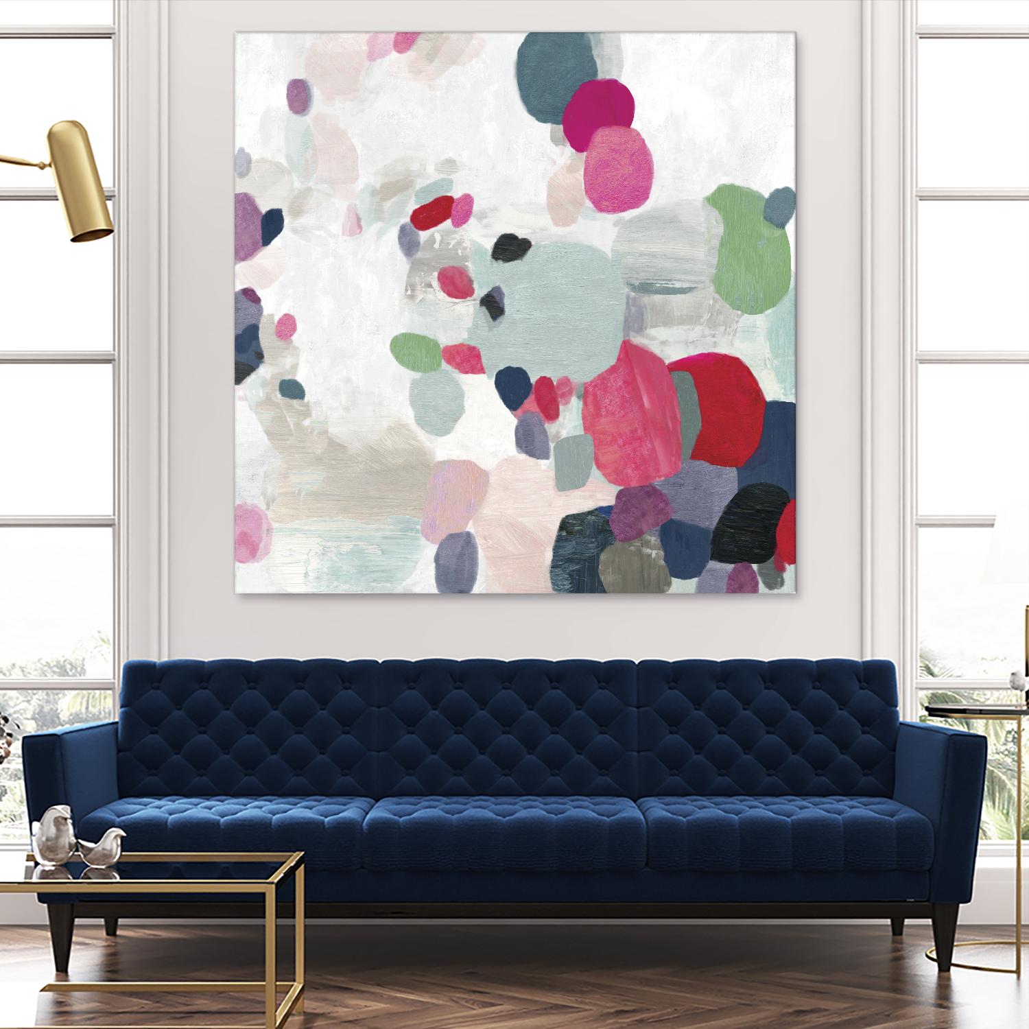 Multicolourful II by Tom Reeves on GIANT ART - green abstract