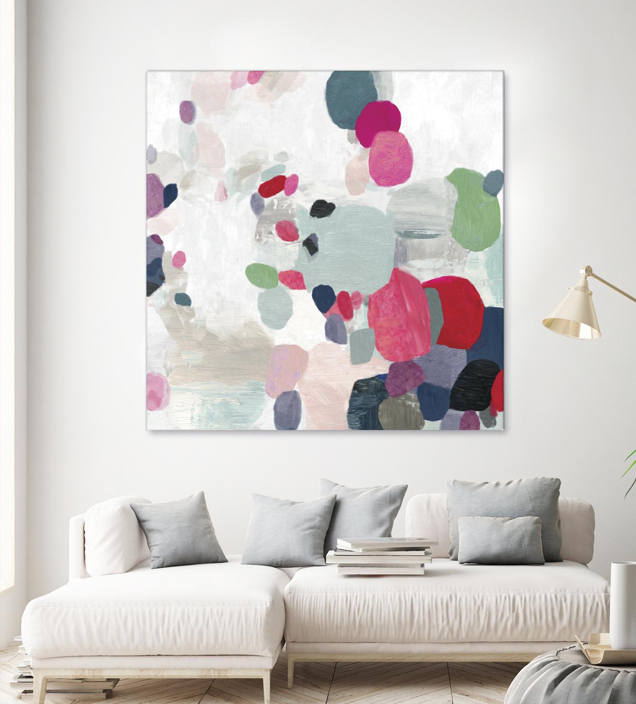 Multicolourful II by Tom Reeves on GIANT ART - green abstract