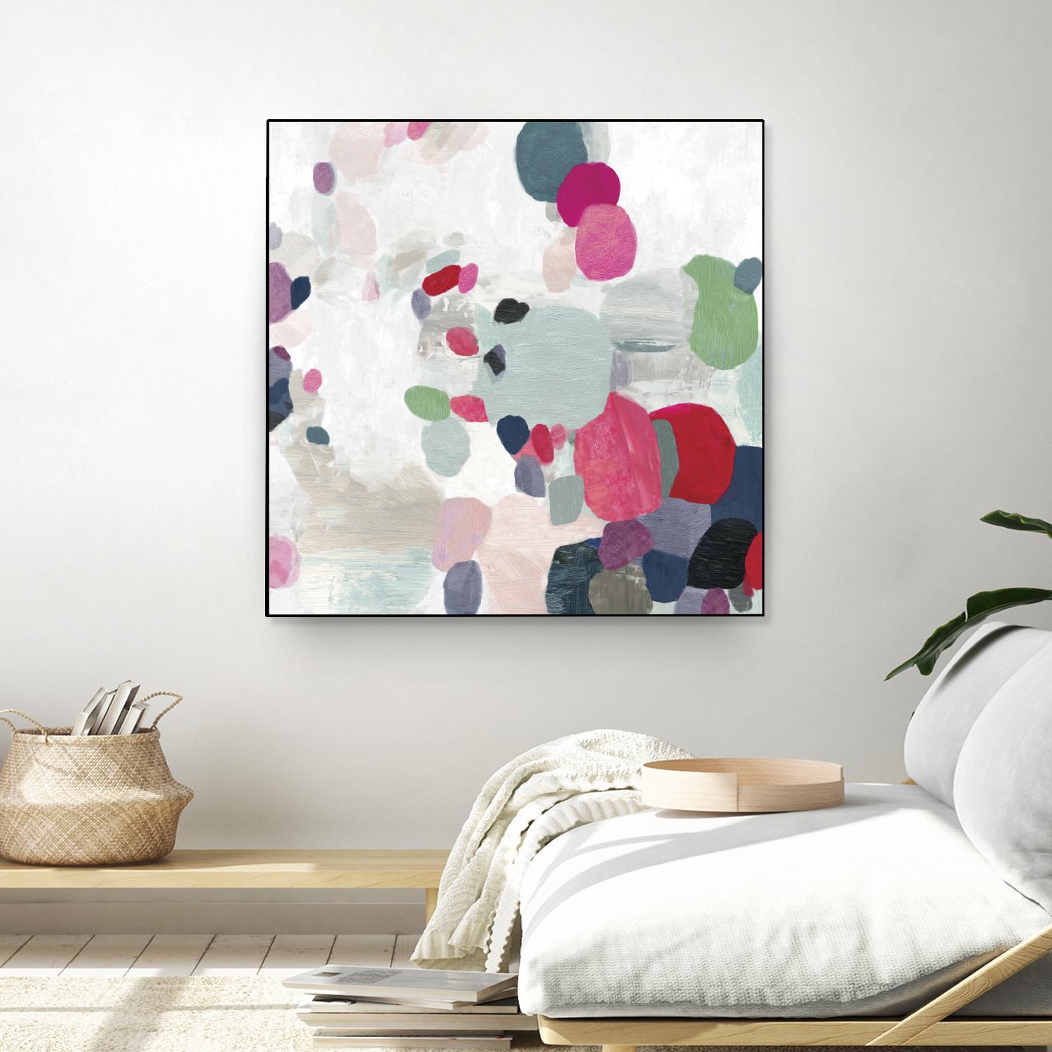 Multicolourful II by Tom Reeves on GIANT ART - green abstract