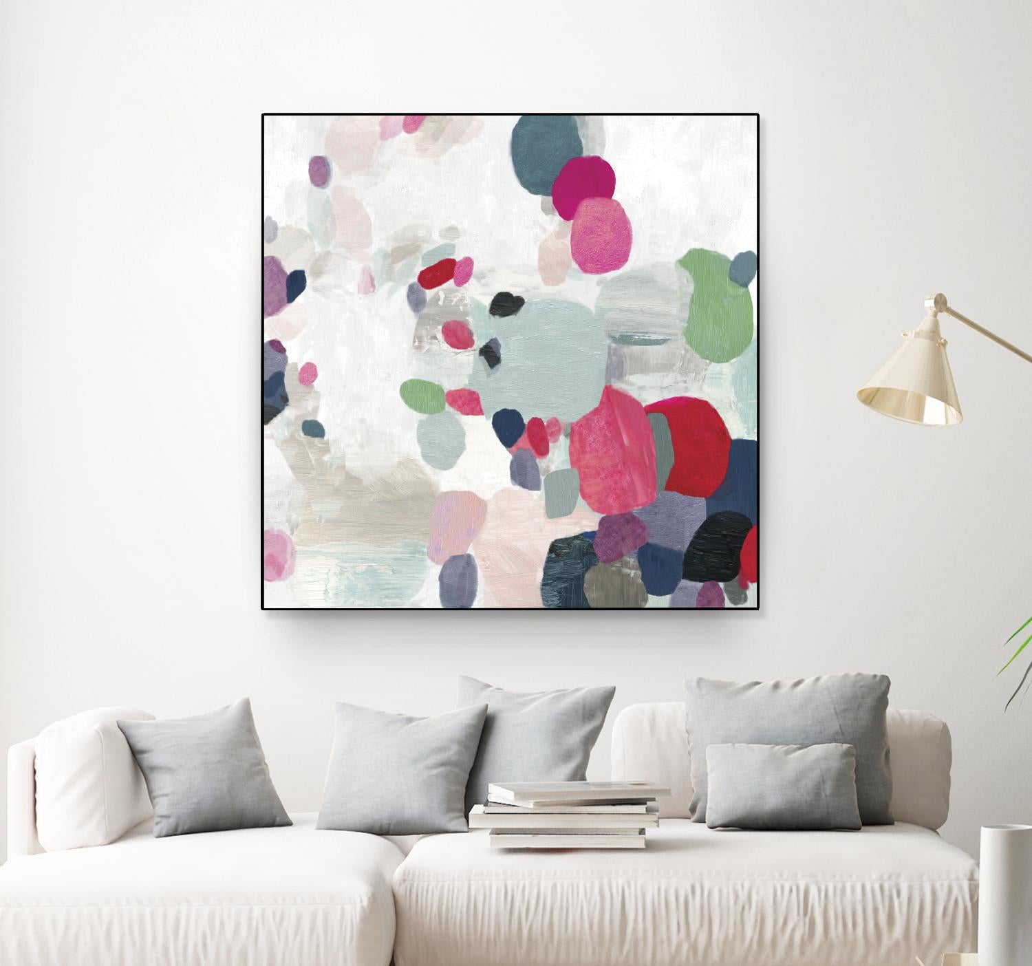 Multicolourful II by Tom Reeves on GIANT ART - green abstract