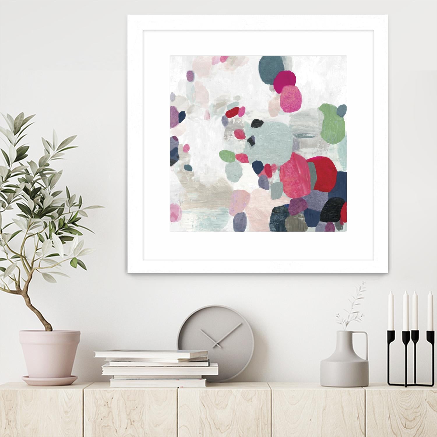 Multicolourful II by Tom Reeves on GIANT ART - green abstract