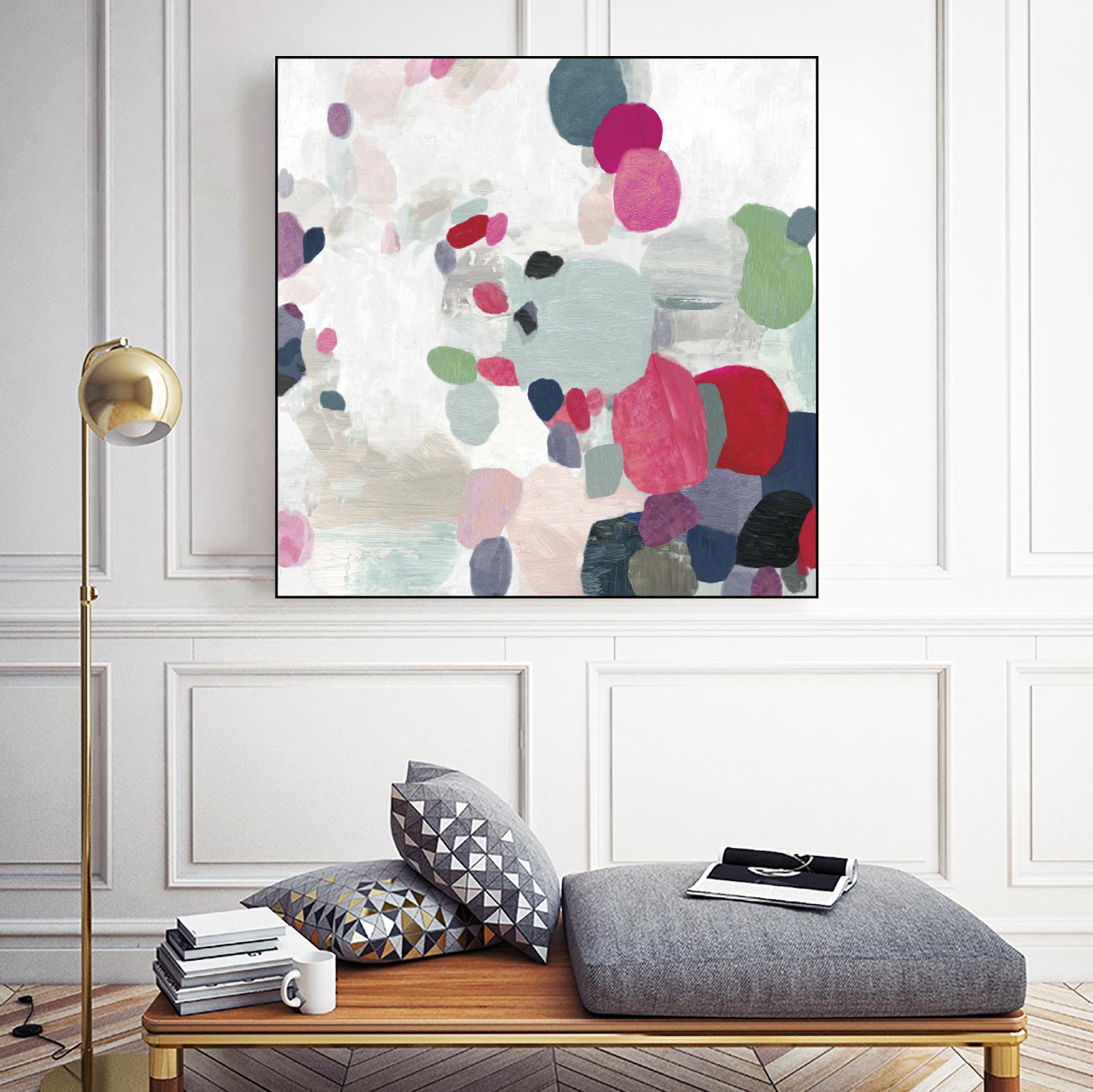 Multicolourful II by Tom Reeves on GIANT ART - green abstract