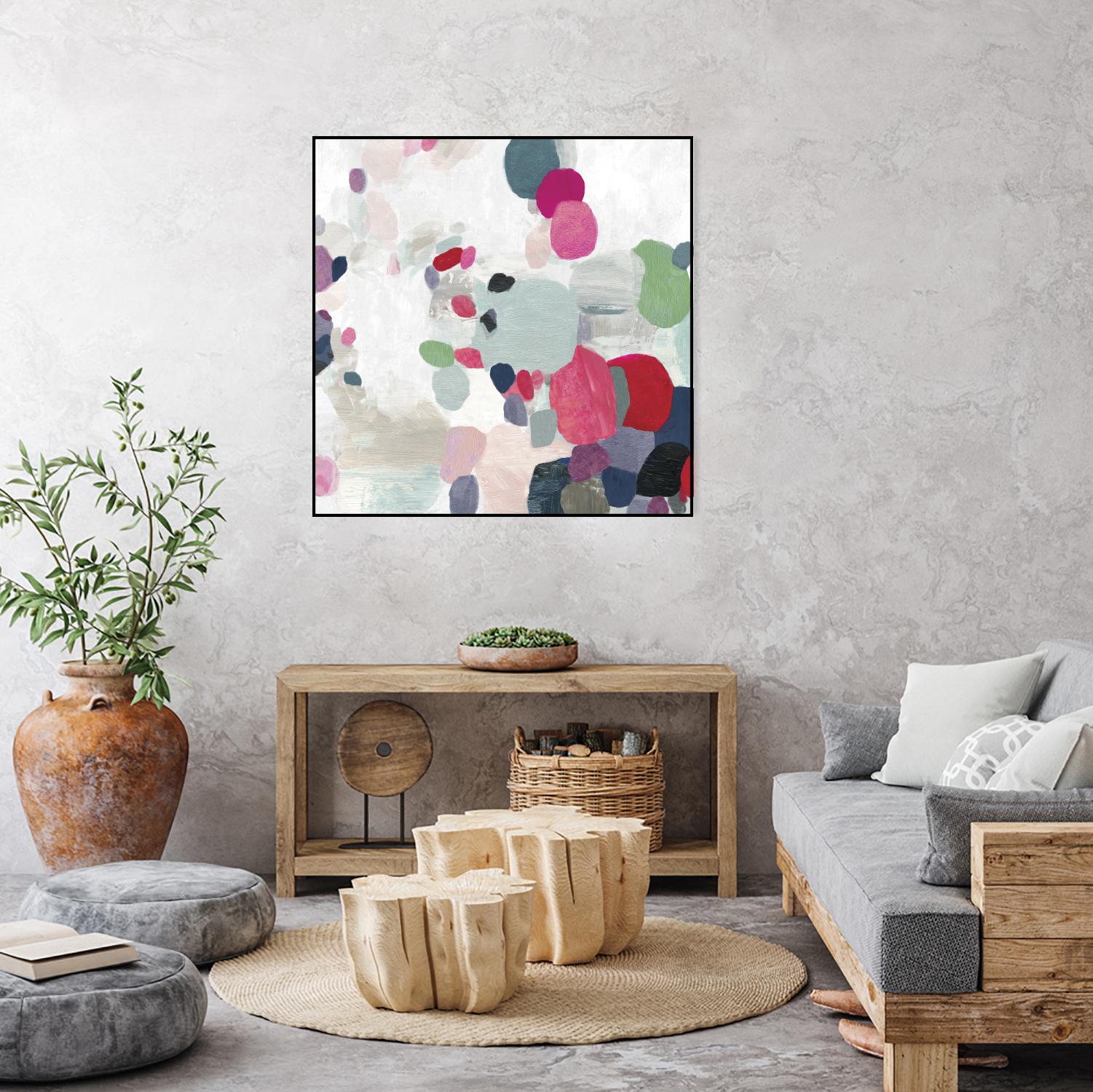 Multicolourful II by Tom Reeves on GIANT ART - green abstract