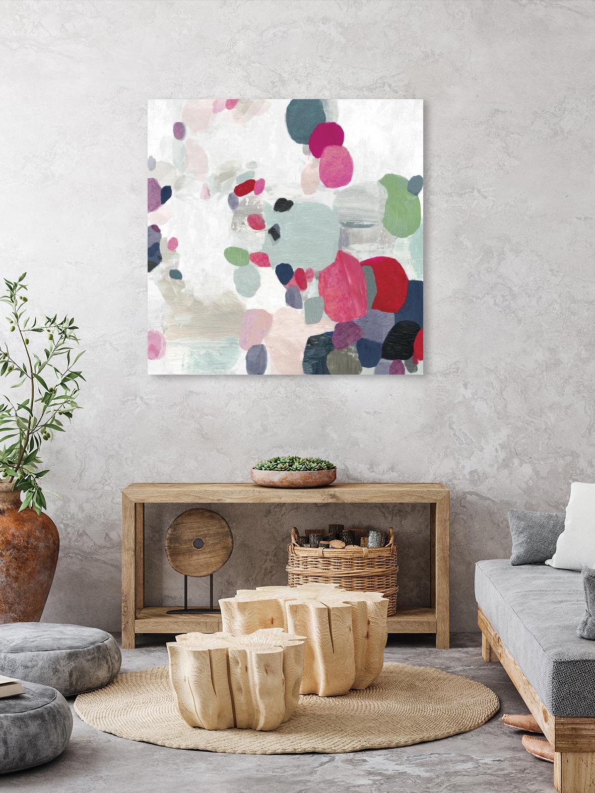 Multicolourful II by Tom Reeves on GIANT ART - green abstract