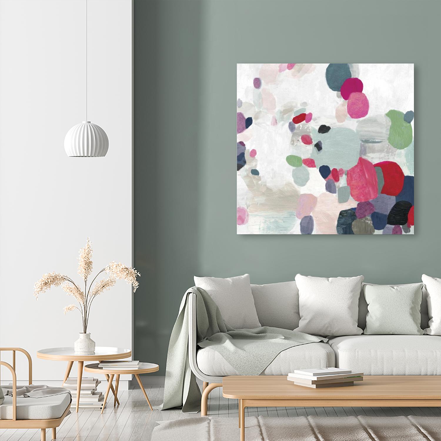 Multicolourful II by Tom Reeves on GIANT ART - green abstract