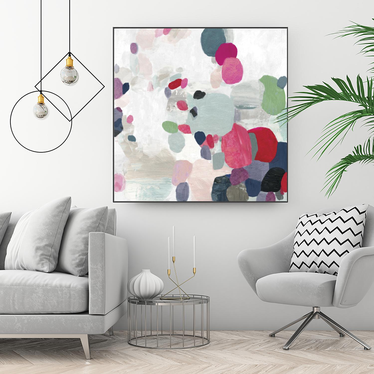 Multicolourful II by Tom Reeves on GIANT ART - green abstract