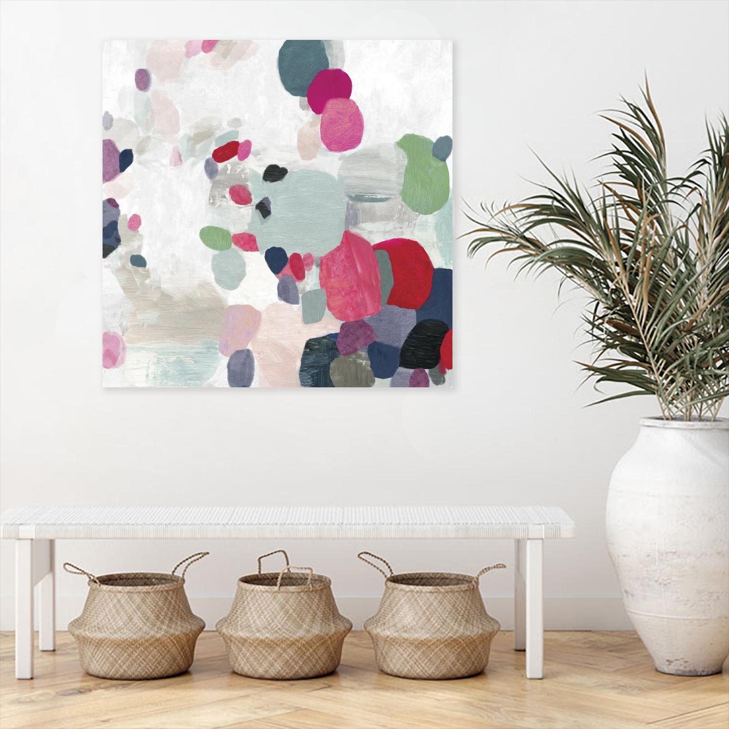 Multicolourful II by Tom Reeves on GIANT ART - green abstract