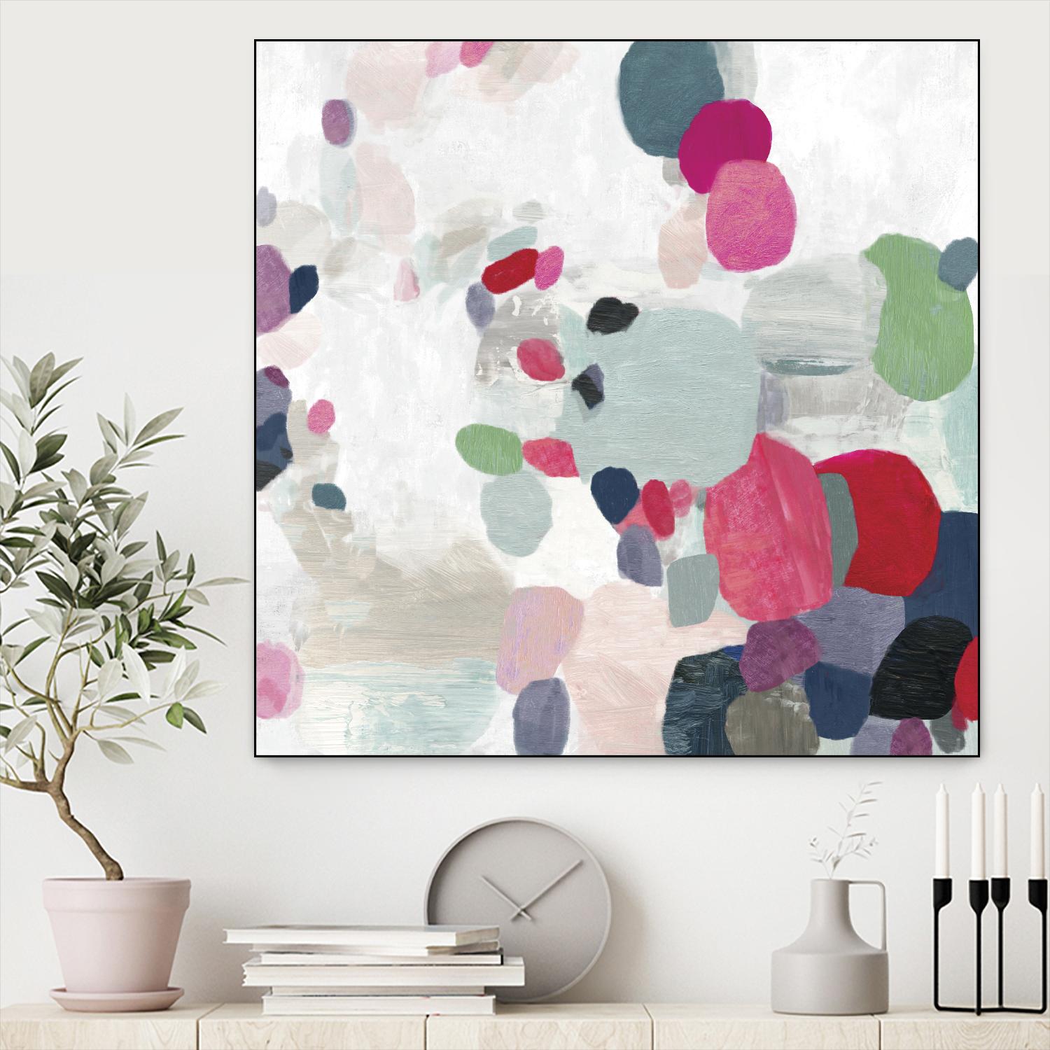 Multicolourful II by Tom Reeves on GIANT ART - green abstract