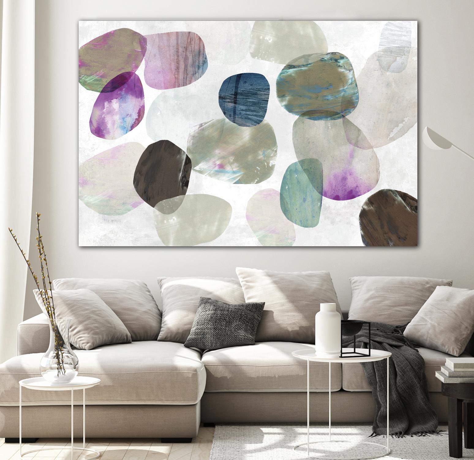 Marble I by Tom Reeves on GIANT ART - purple abstract
