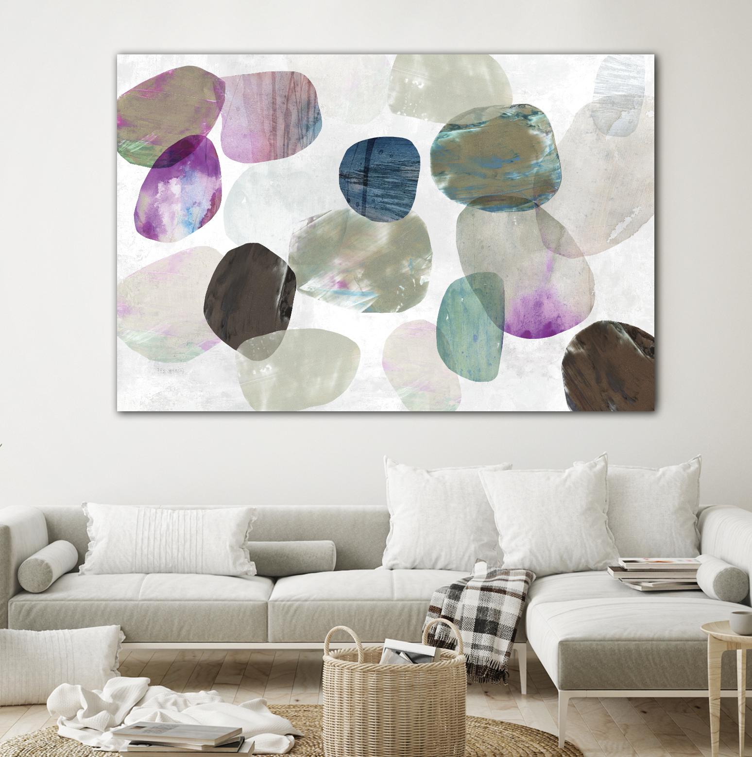 Marble I by Tom Reeves on GIANT ART - purple abstract