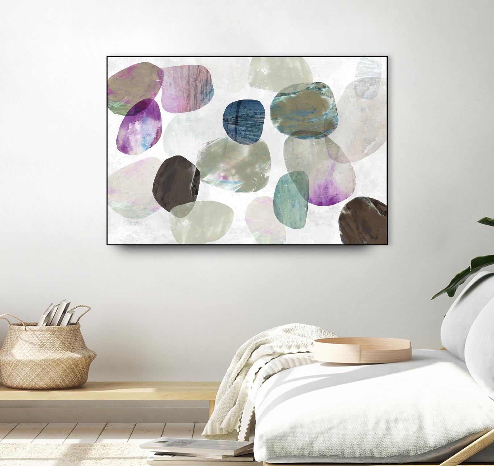 Marble I by Tom Reeves on GIANT ART - purple abstract