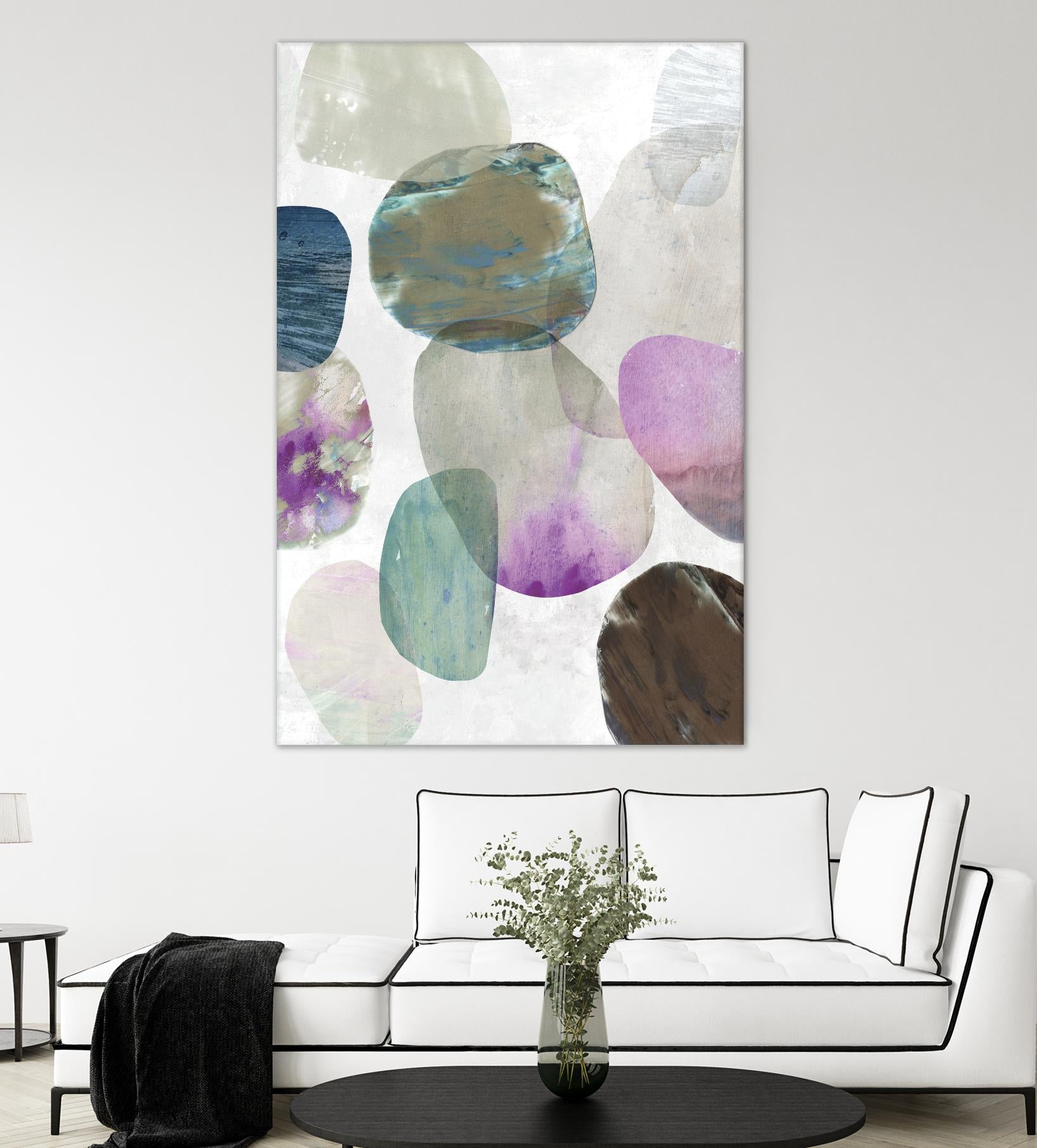 Marble III by Tom Reeves on GIANT ART - purple abstract