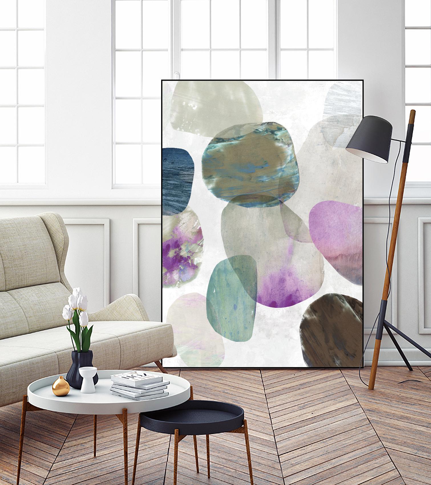 Marble III by Tom Reeves on GIANT ART - purple abstract