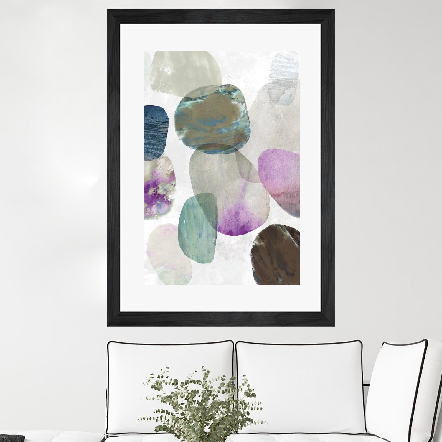 Marble III by Tom Reeves on GIANT ART - purple abstract