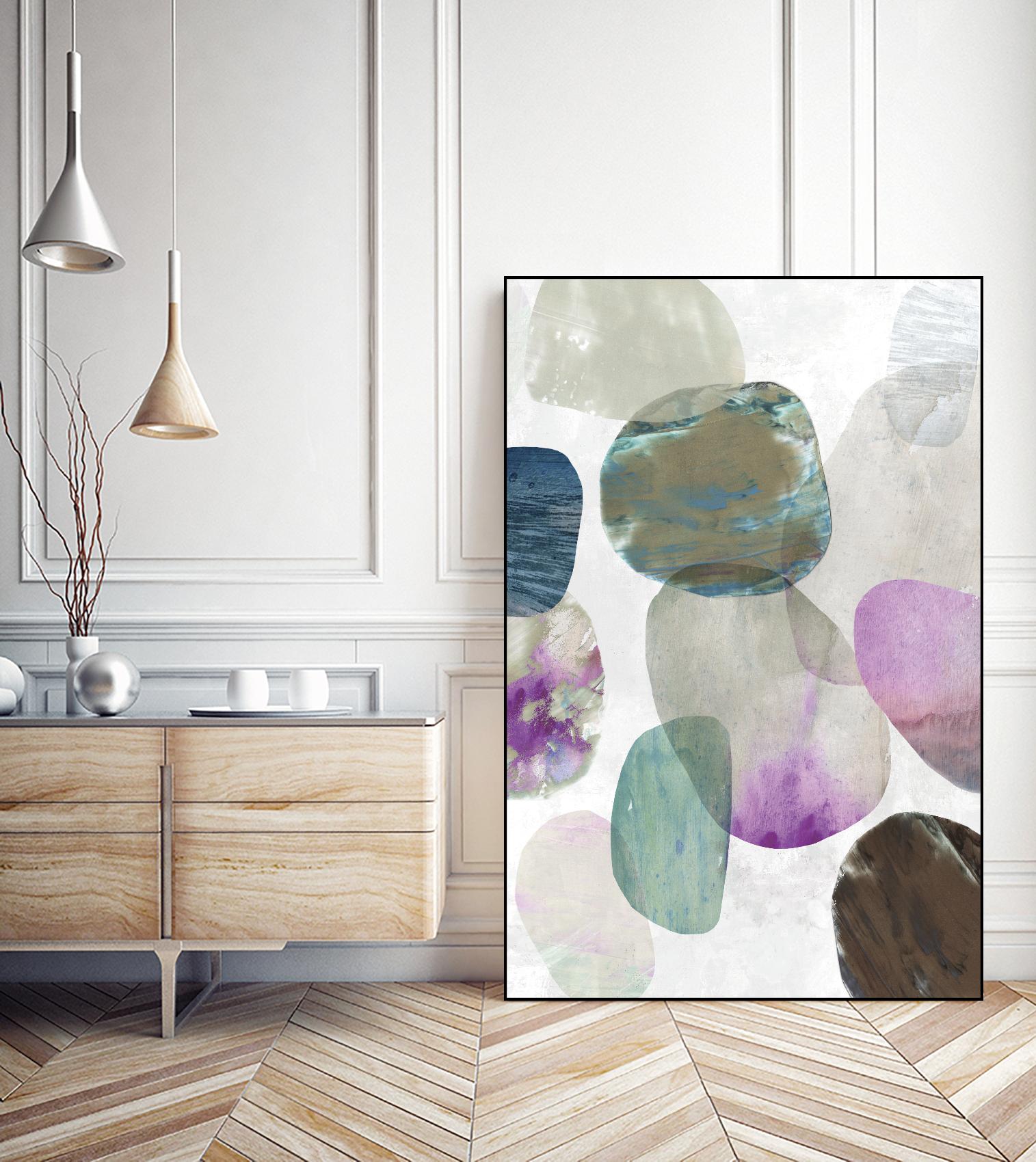 Marble III by Tom Reeves on GIANT ART - purple abstract