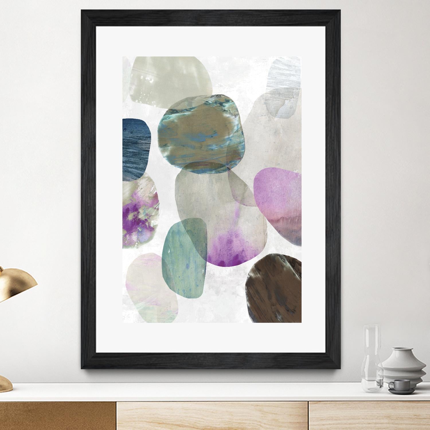 Marble III by Tom Reeves on GIANT ART - purple abstract