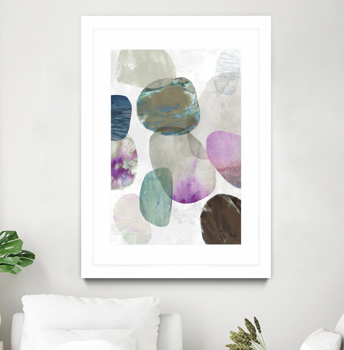 Marble III by Tom Reeves on GIANT ART - purple abstract