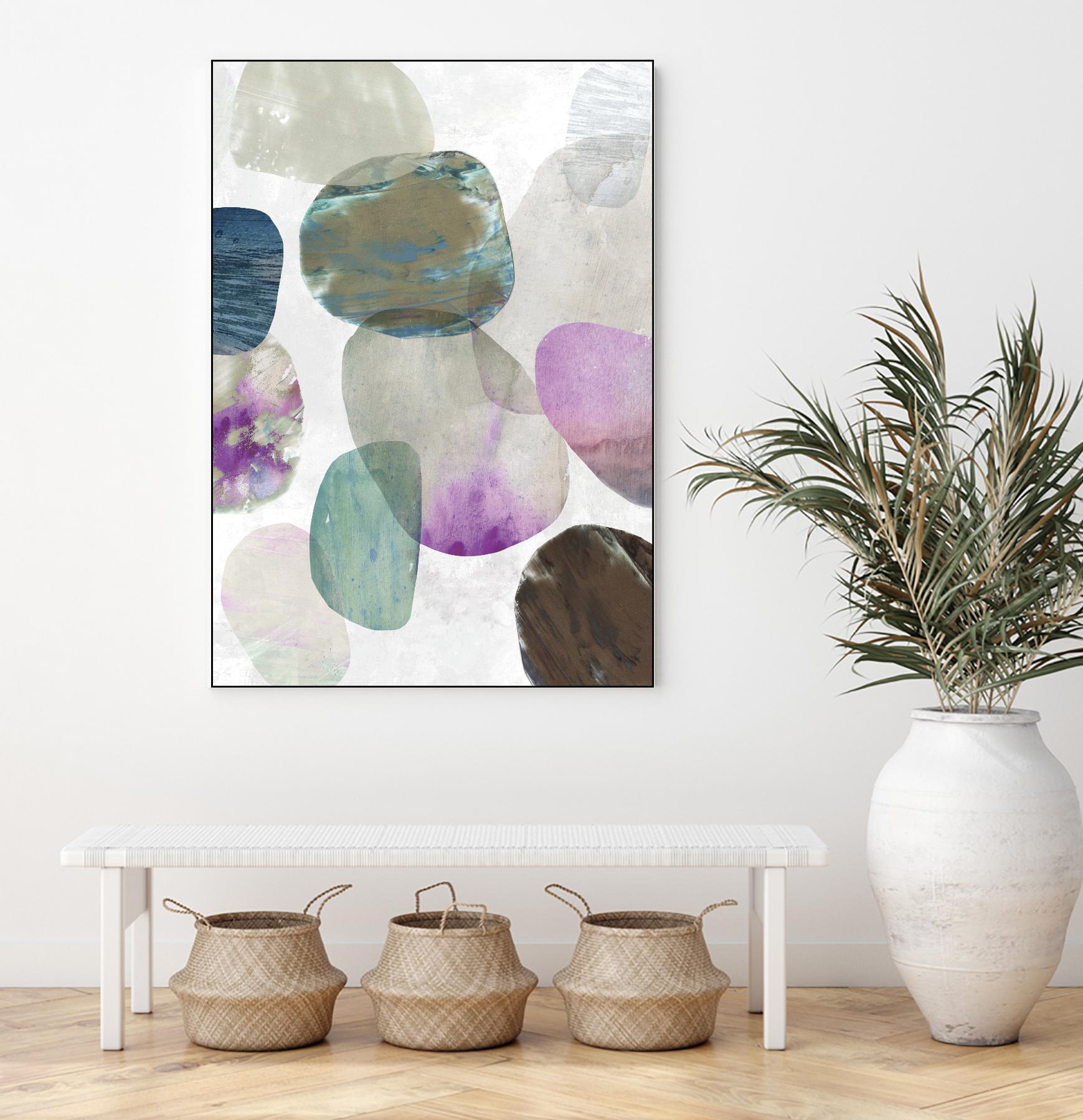 Marble III by Tom Reeves on GIANT ART - purple abstract