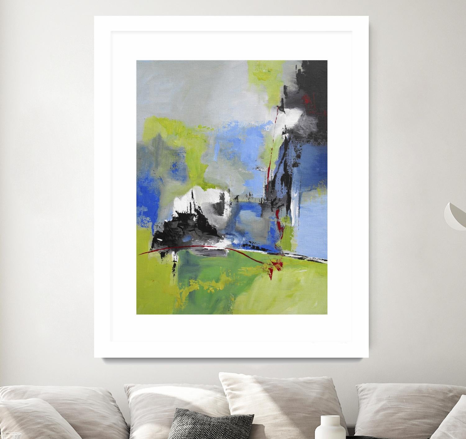 All is not Lost by Ruth Palmer on GIANT ART - green abstract