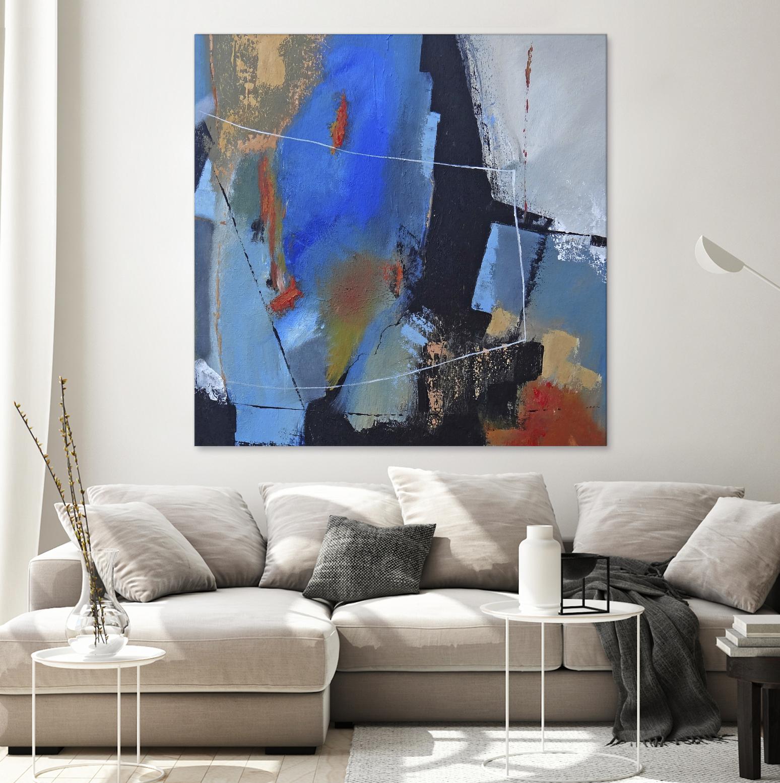 Seperation by Ruth Palmer on GIANT ART - black abstract