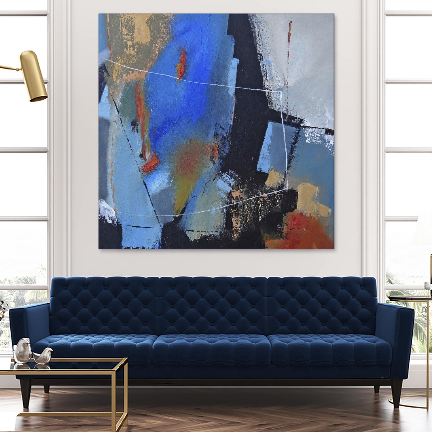 Seperation by Ruth Palmer on GIANT ART - black abstract