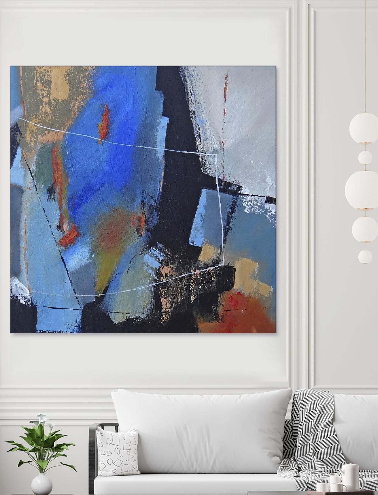 Seperation by Ruth Palmer on GIANT ART - black abstract