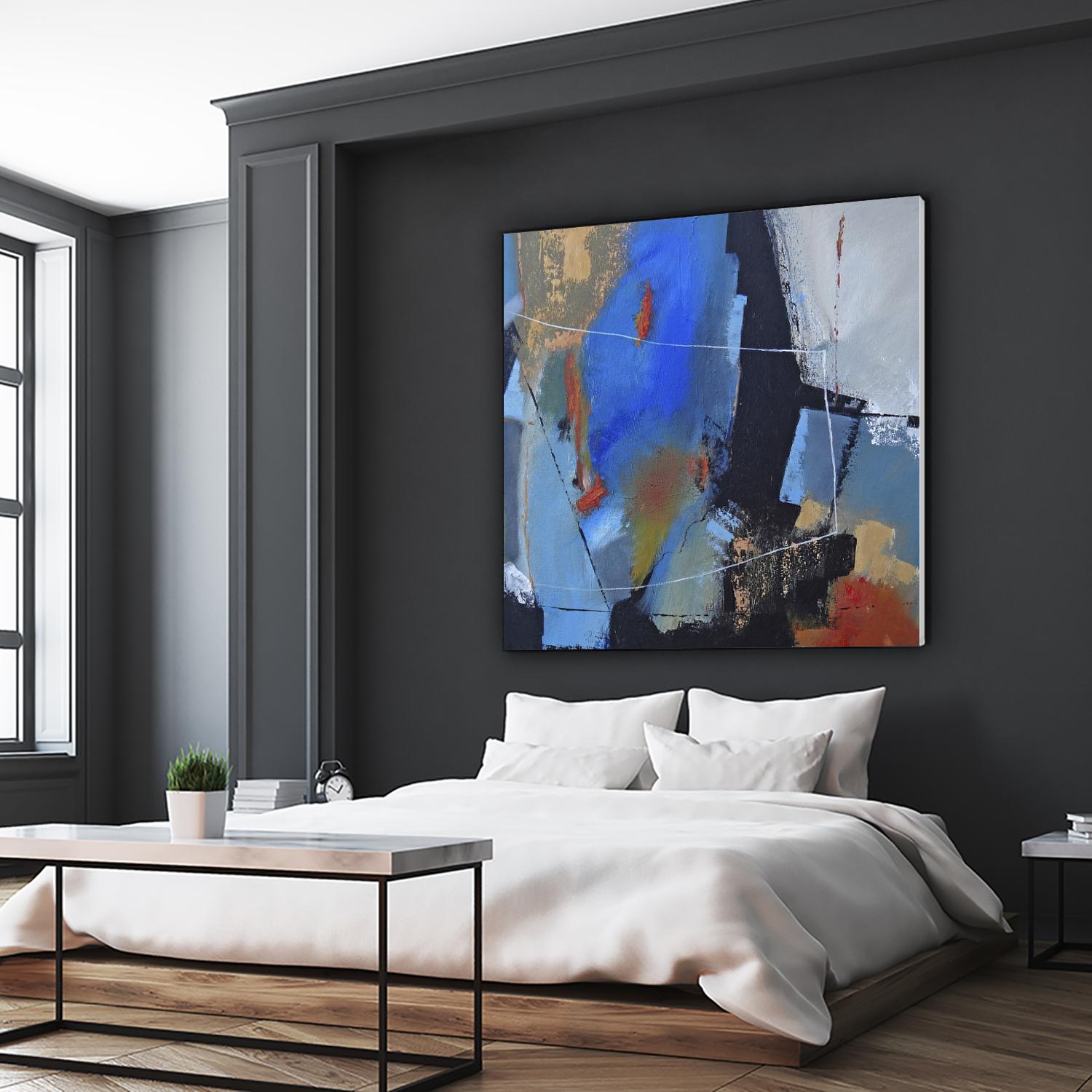 Seperation by Ruth Palmer on GIANT ART - black abstract