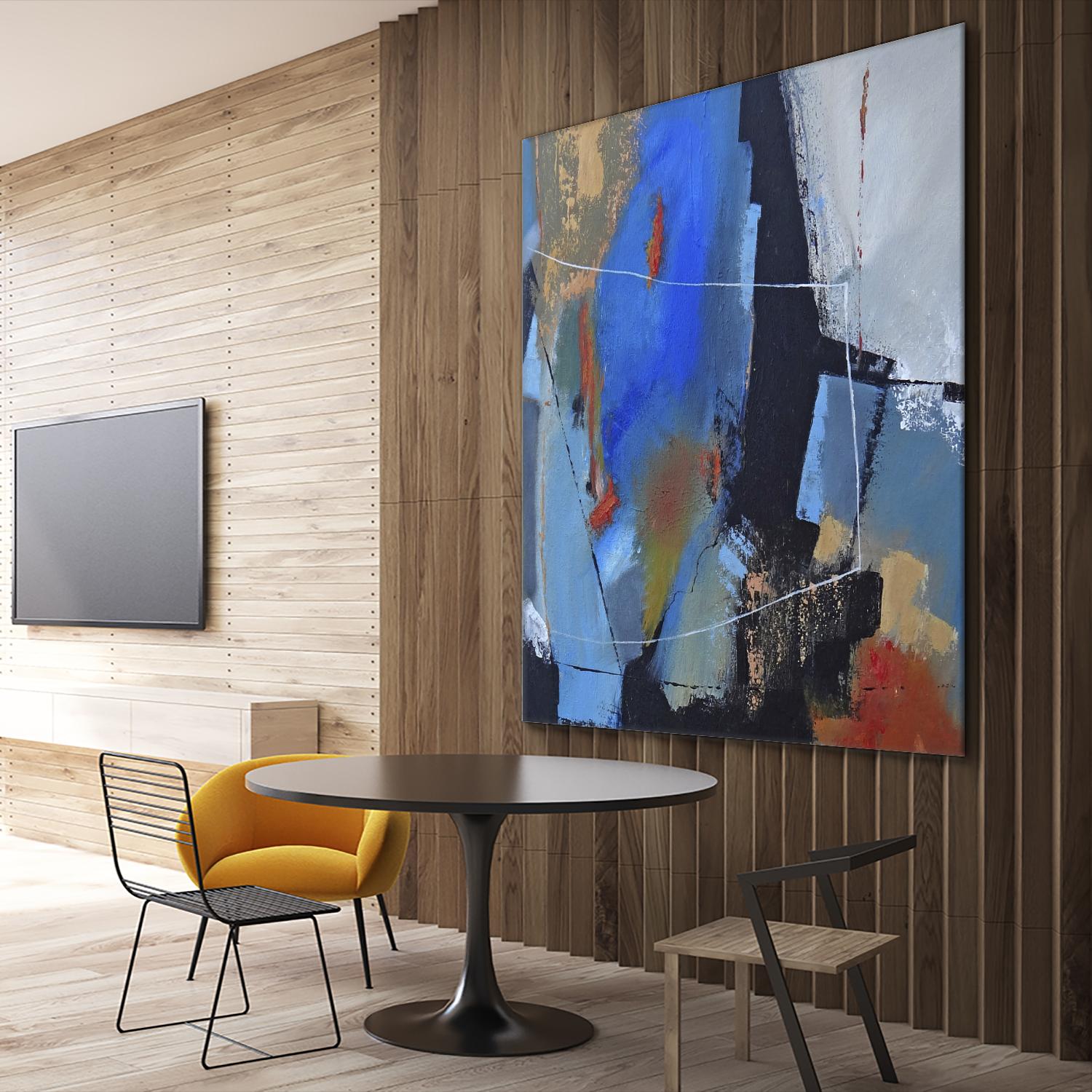 Seperation by Ruth Palmer on GIANT ART - black abstract