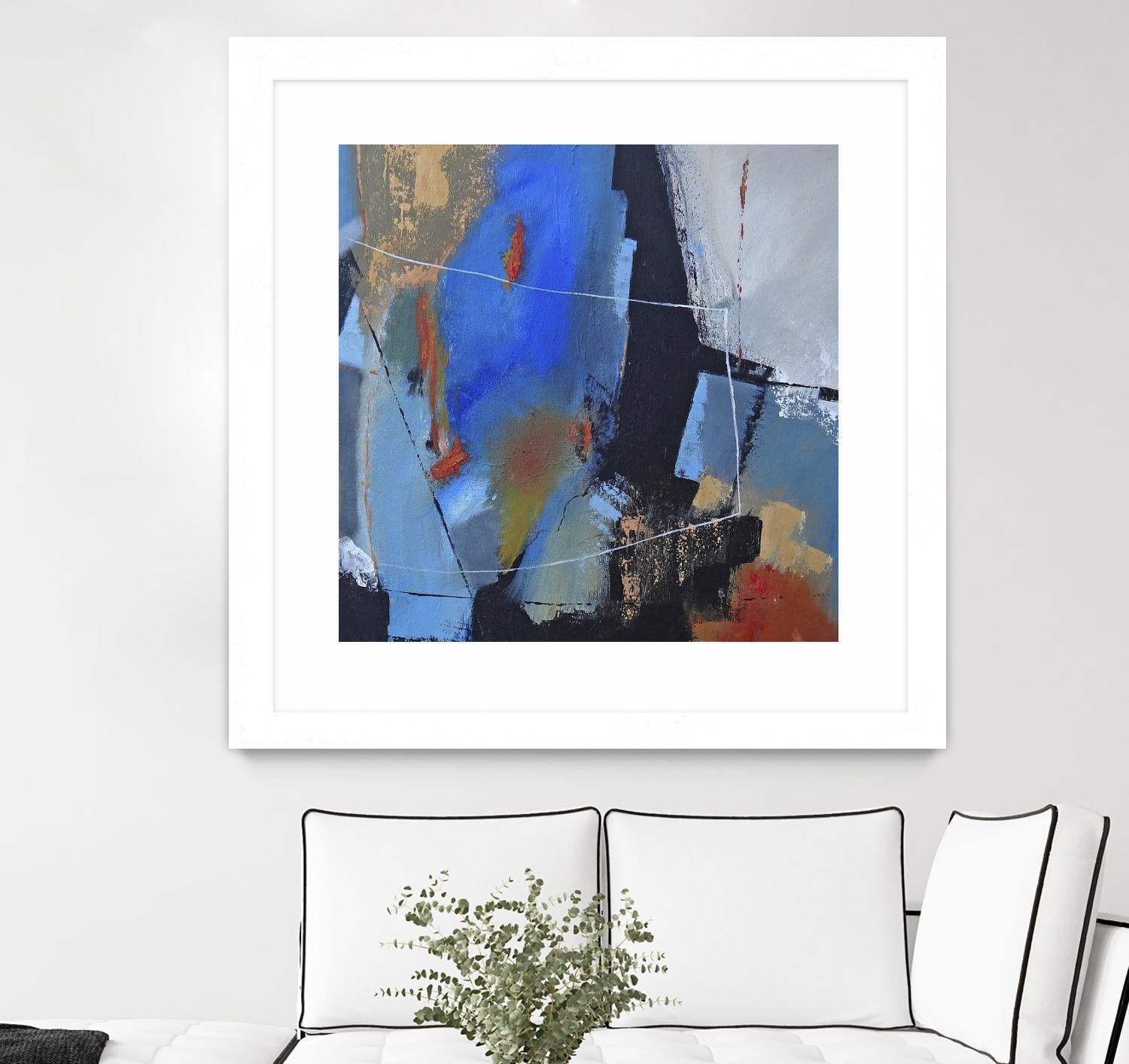 Seperation by Ruth Palmer on GIANT ART - black abstract