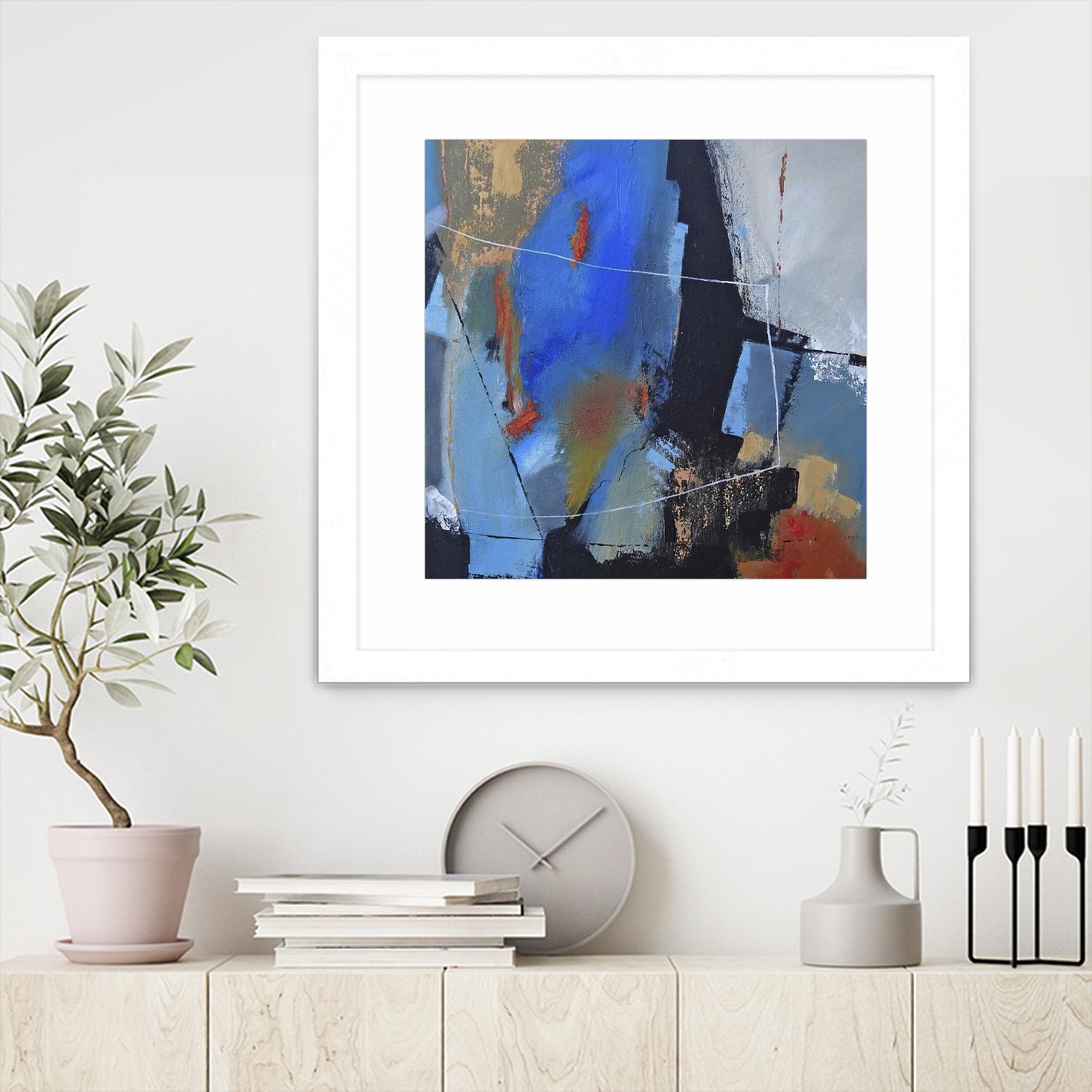 Seperation by Ruth Palmer on GIANT ART - black abstract