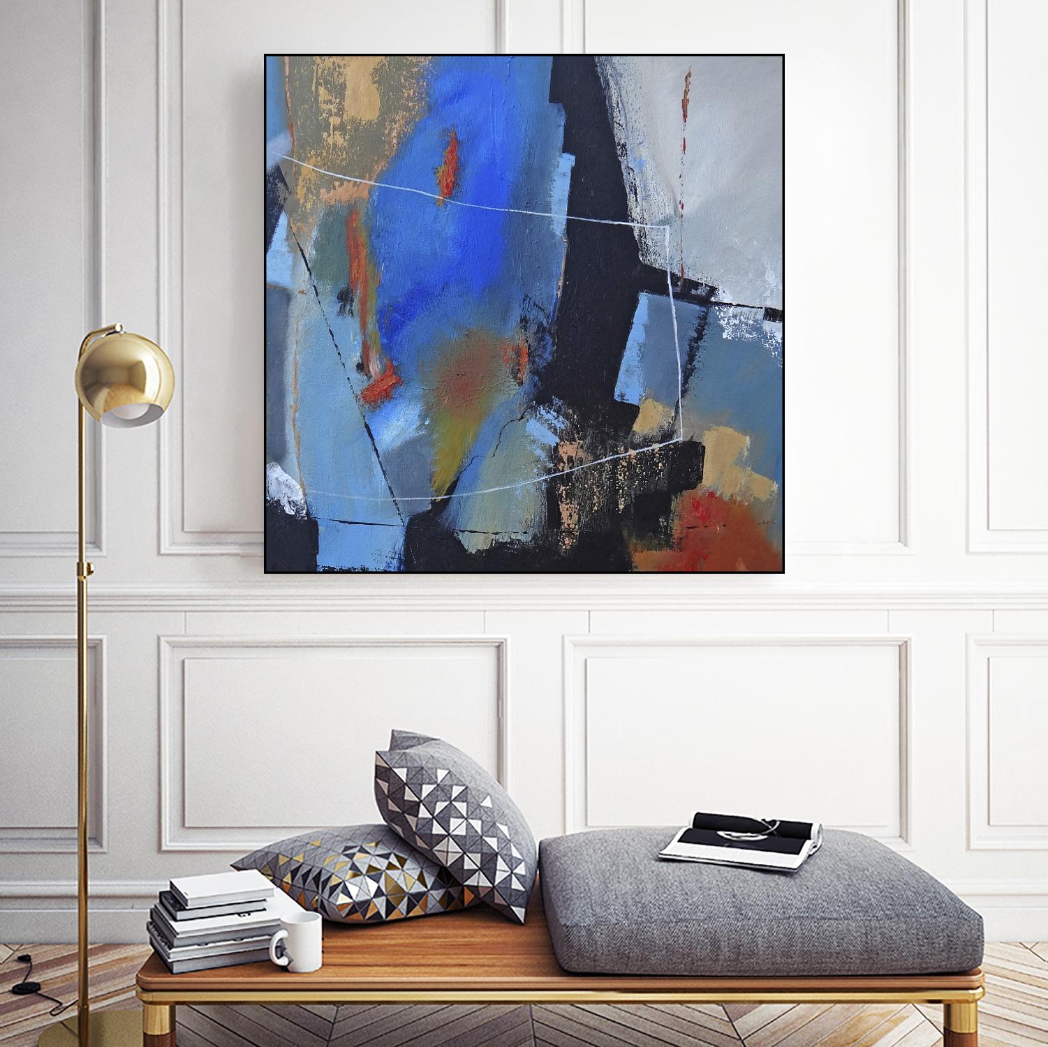 Seperation by Ruth Palmer on GIANT ART - black abstract