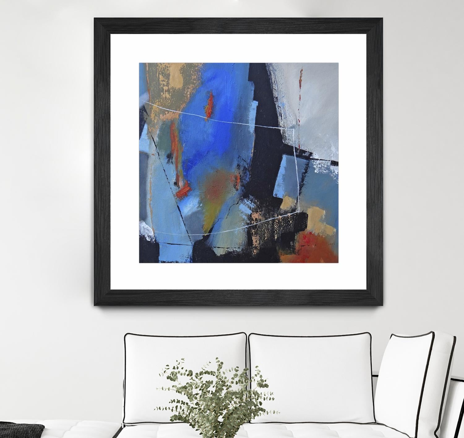 Seperation by Ruth Palmer on GIANT ART - black abstract