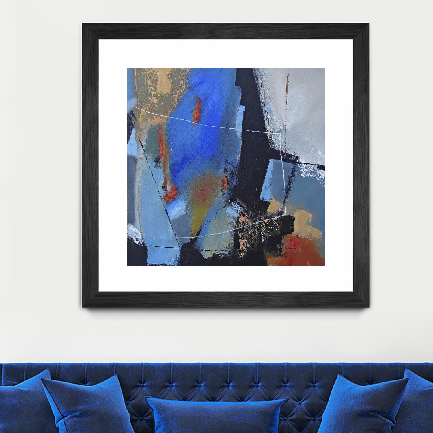 Seperation by Ruth Palmer on GIANT ART - black abstract